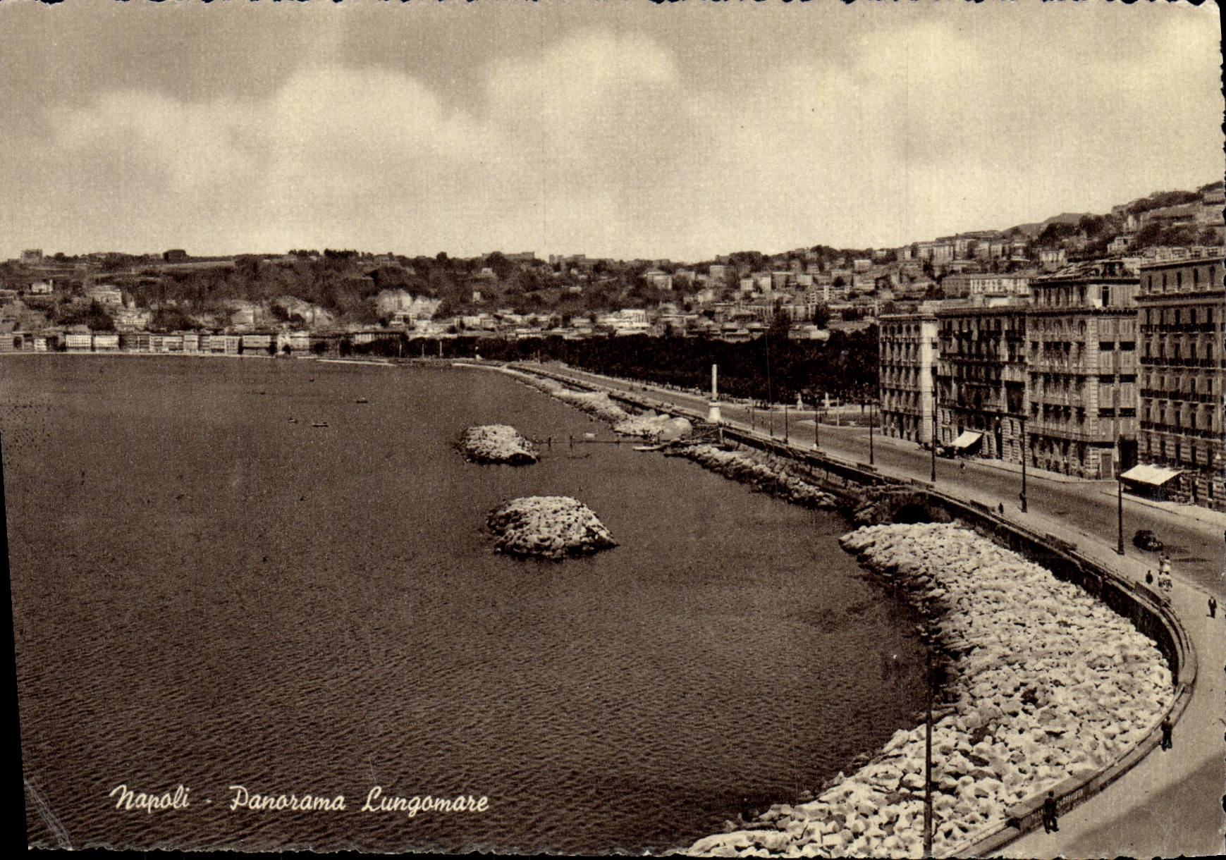 MODERN CARD Napoli Panarama Lungomare