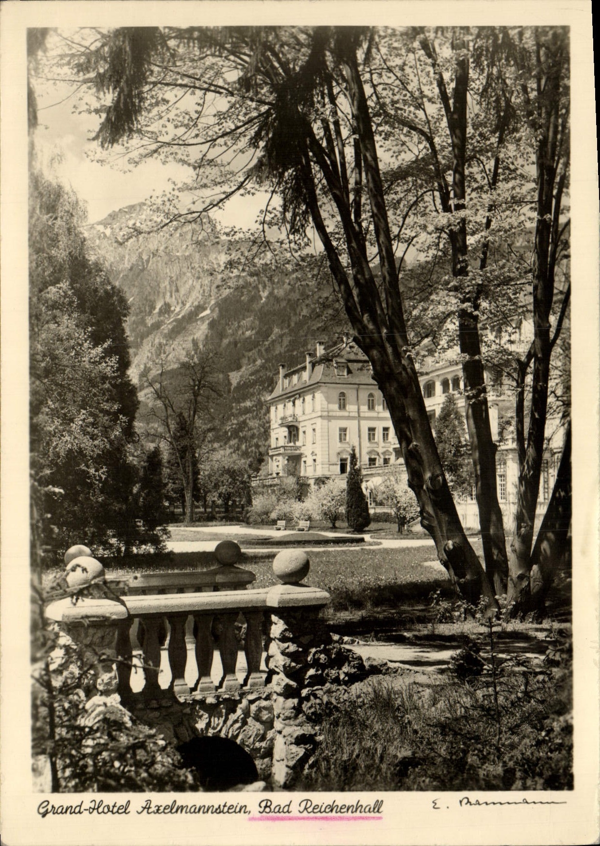 MODERN CARD Large Hotel Axelmannstein Bad Reichenhall