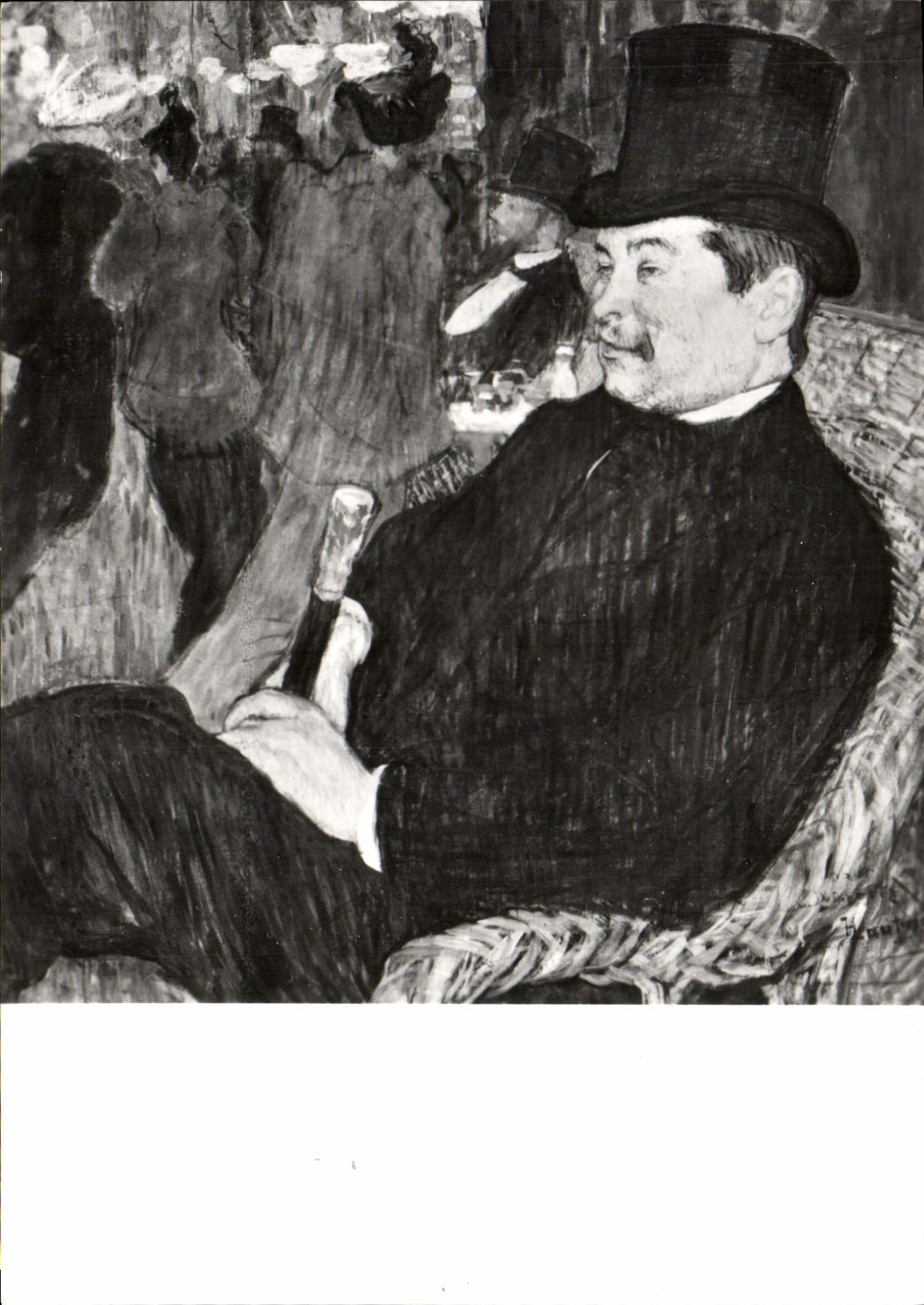 MODERN CARD Of Toulouse Lautrec Mr Delaporte