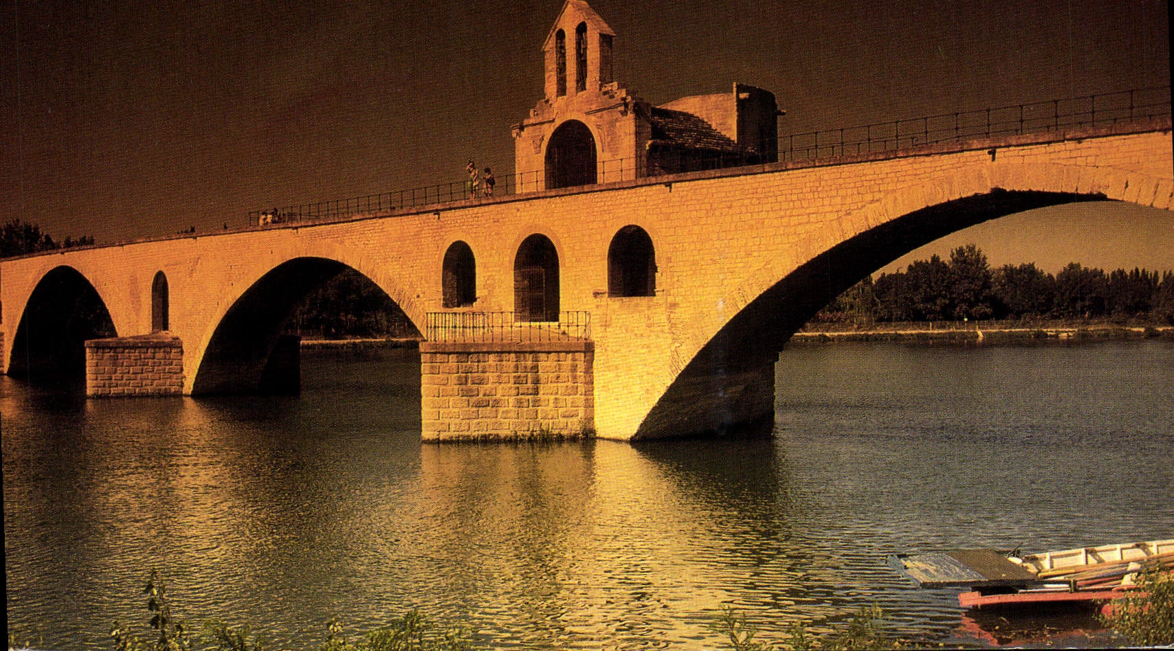 POSTAL MODERNA puente santo Benezet de Avignon