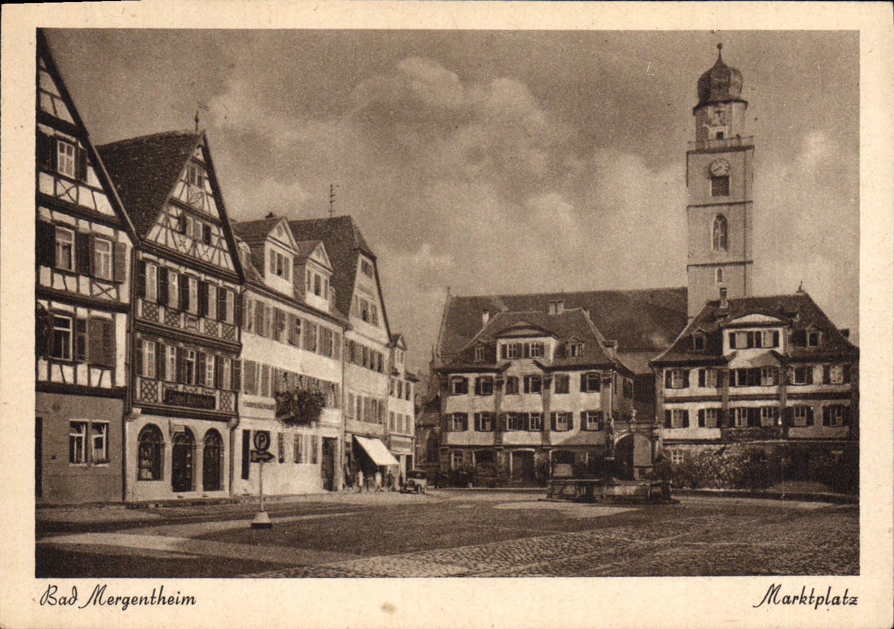 CPA Bad Mergentheim Marktplatz