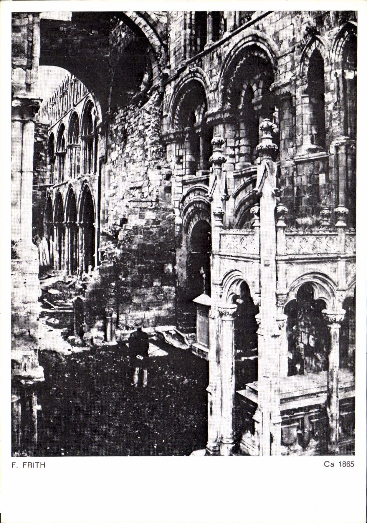 MODERN CARD Ruins Baldus Beato Bonfils