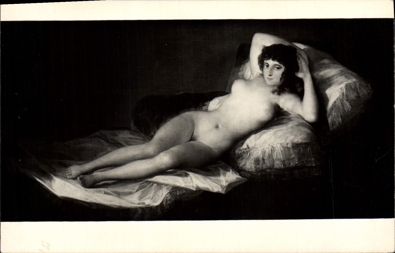 CPA Fantaisie Femme Nu erotique