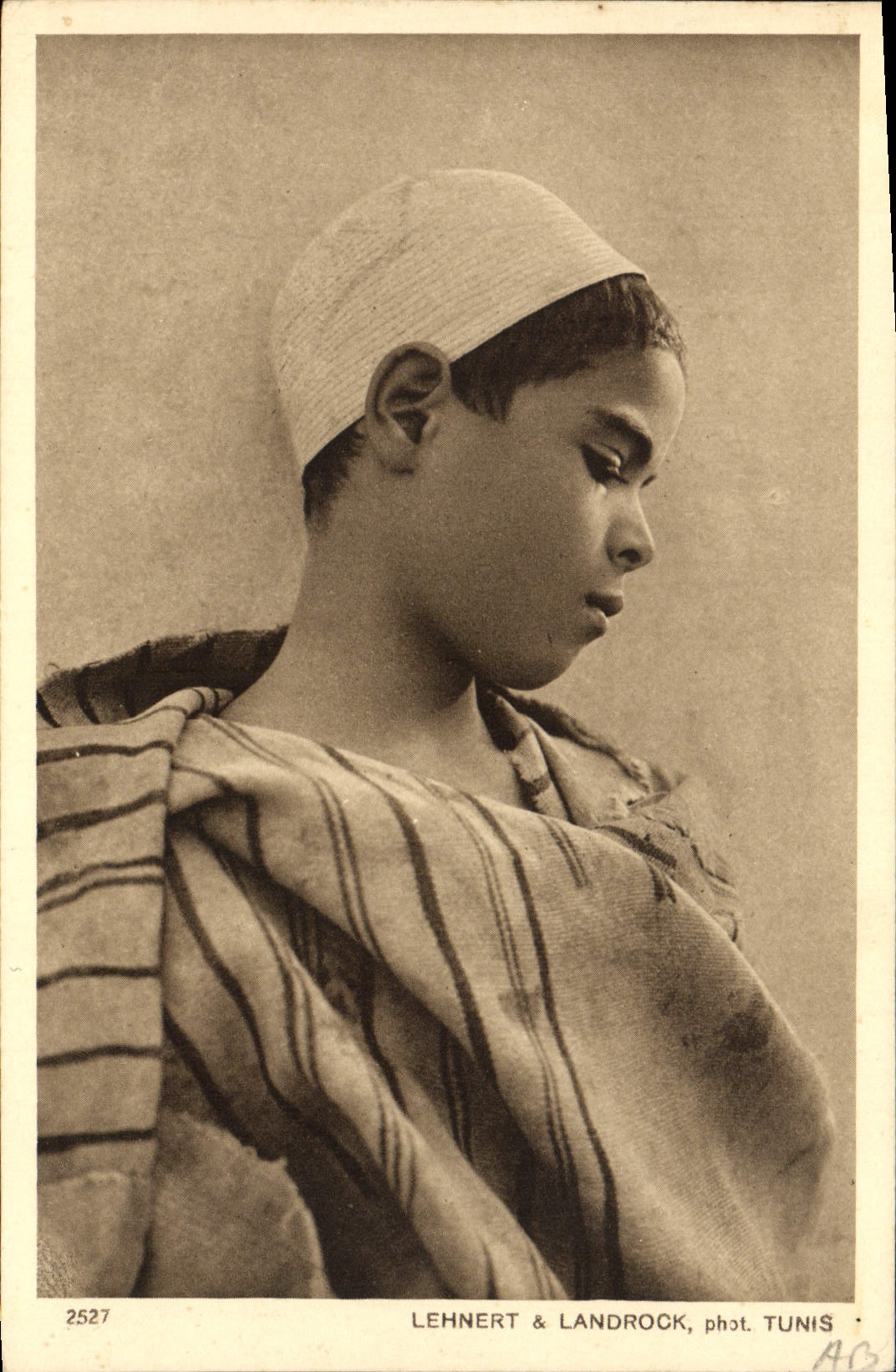 VINTAGE POSTCARD Tunisia Child