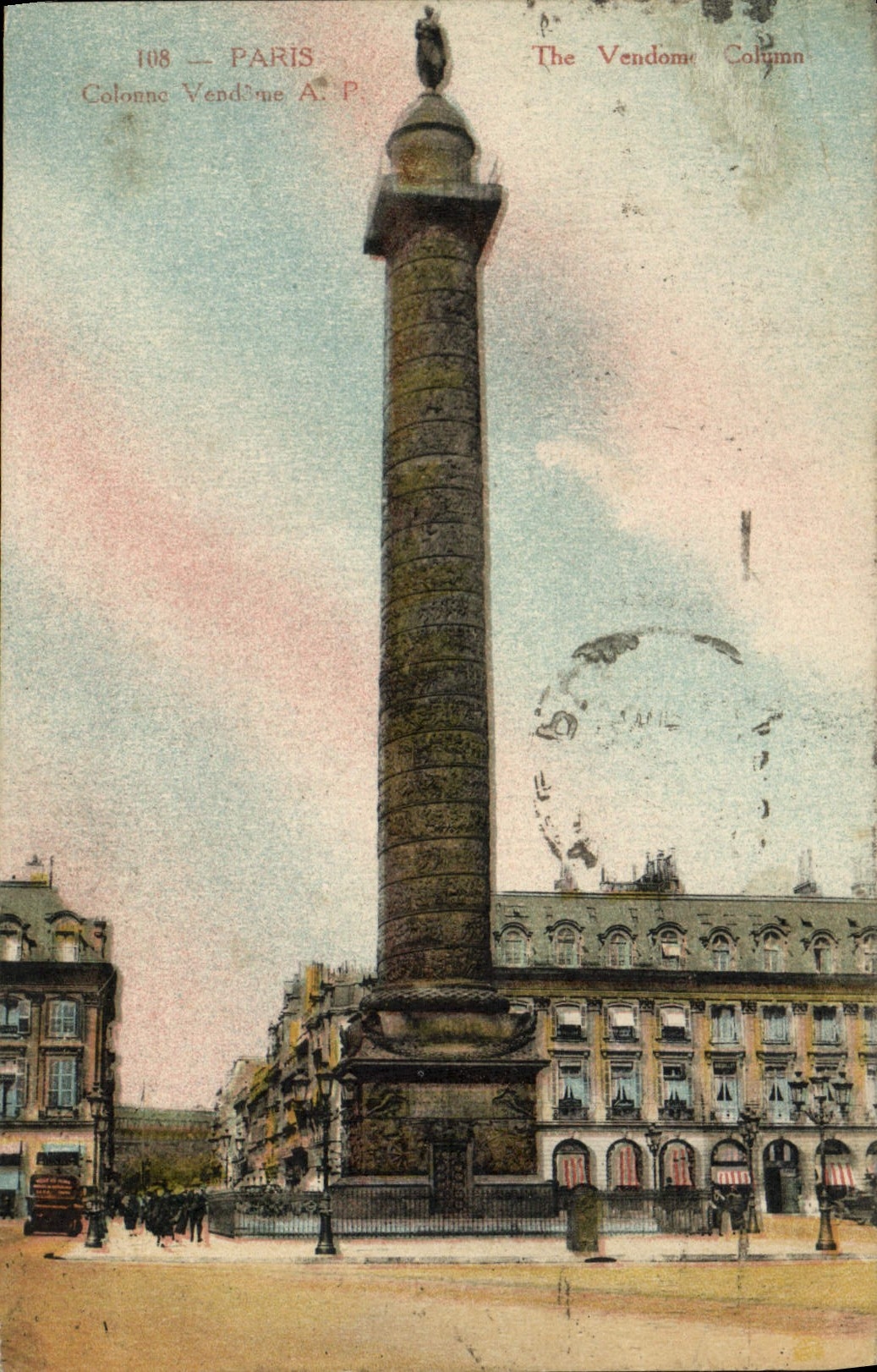 CPA Paris Colonne Vendome