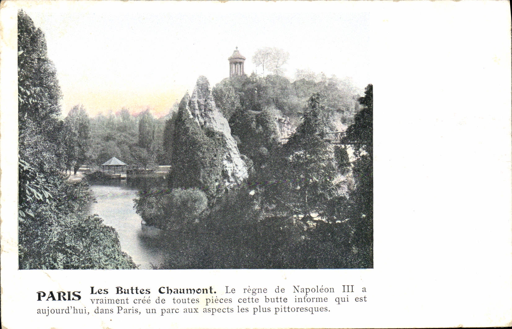 CPA Paris Les Buttes Chaumont