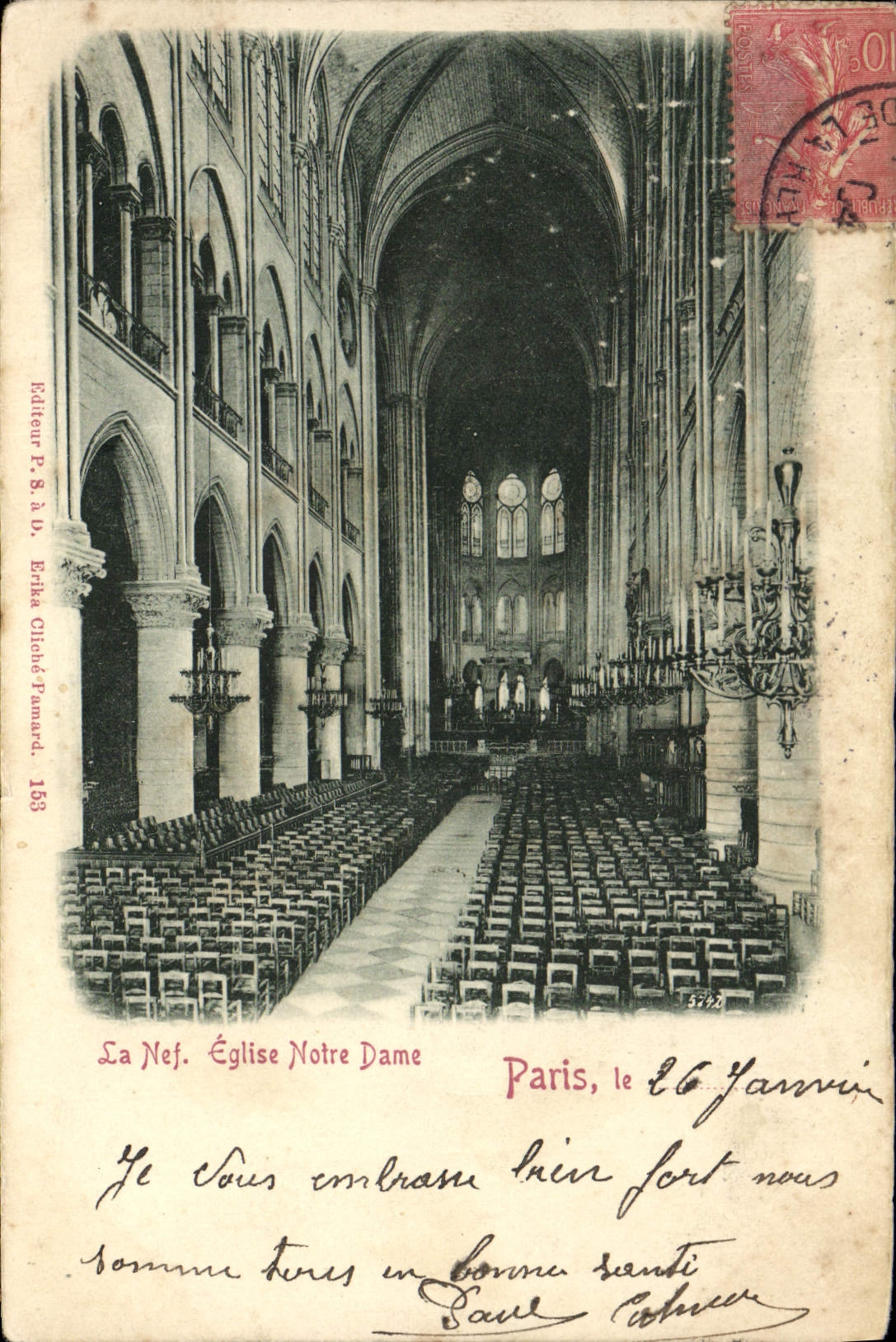 CPA Paris Eglise Notre Dame