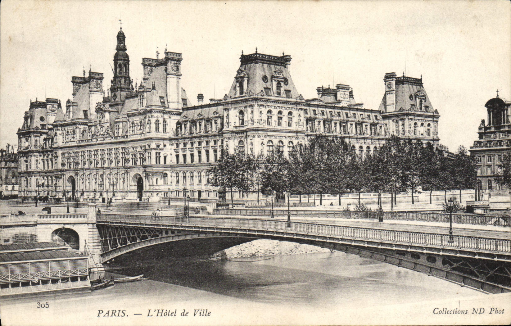 CPA Paris L'Hotel de Ville