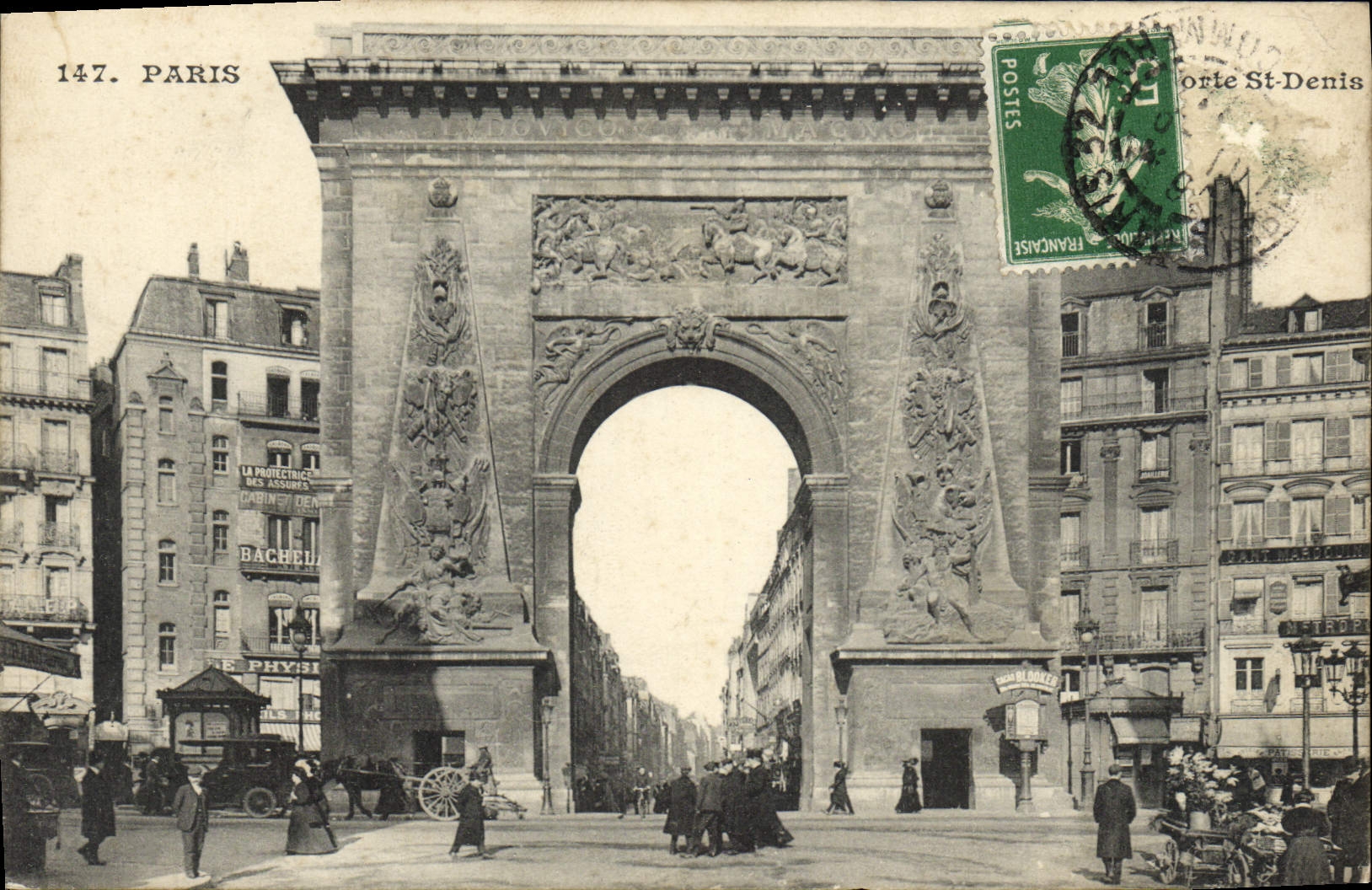 CPA Paris Porte St Denis