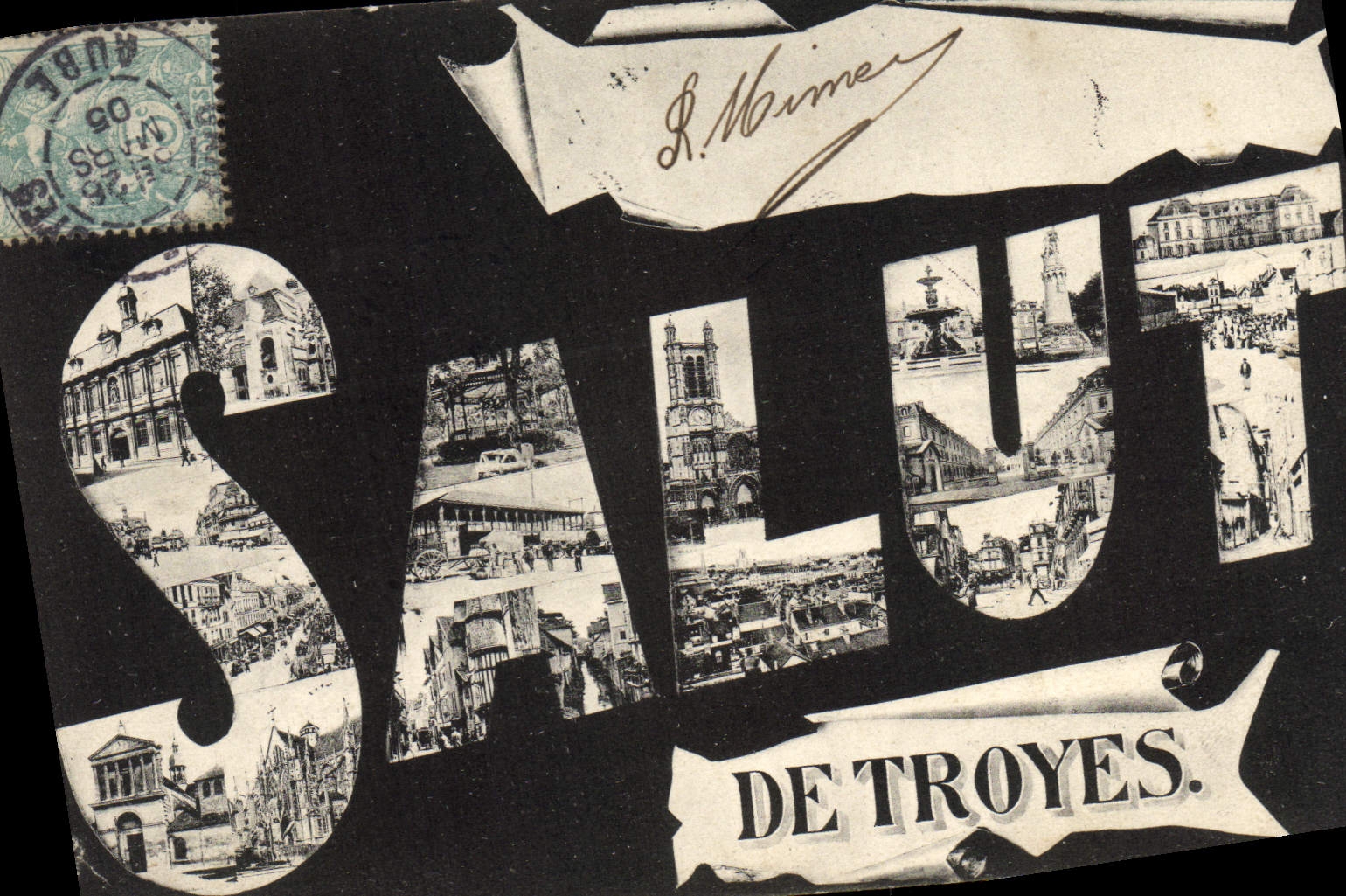 CPA Salut De Troyes