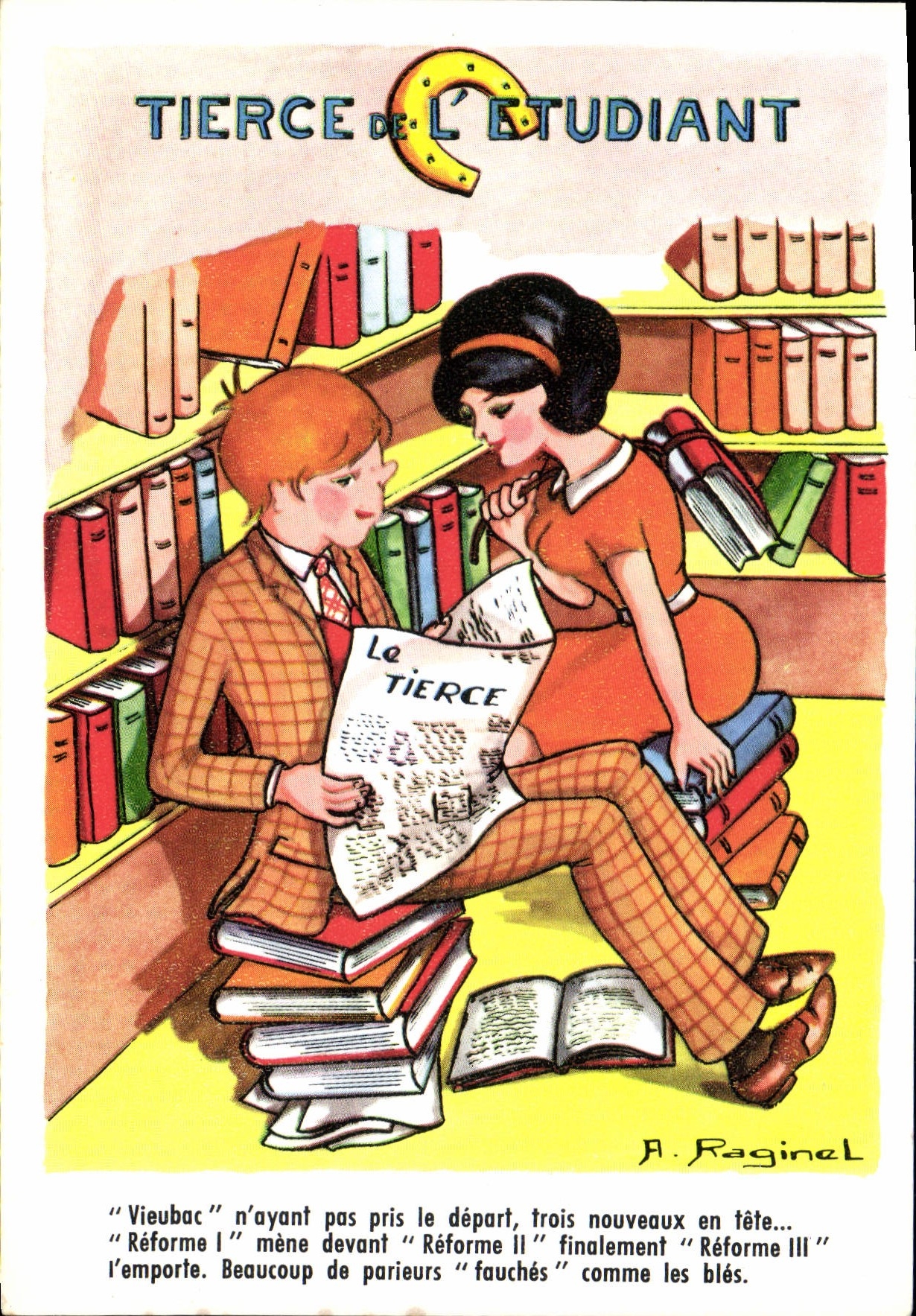 CPA Vieubac n'ayant pas pris le depart trois nouveaux en tete Tierce de l'etudiant Hymour Cheval Hippisme Raginel