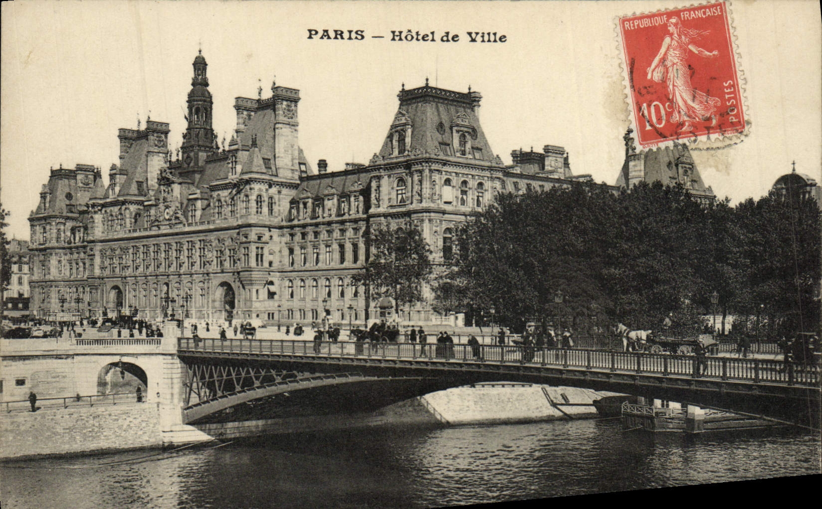 CPA Paris Hotel De Ville