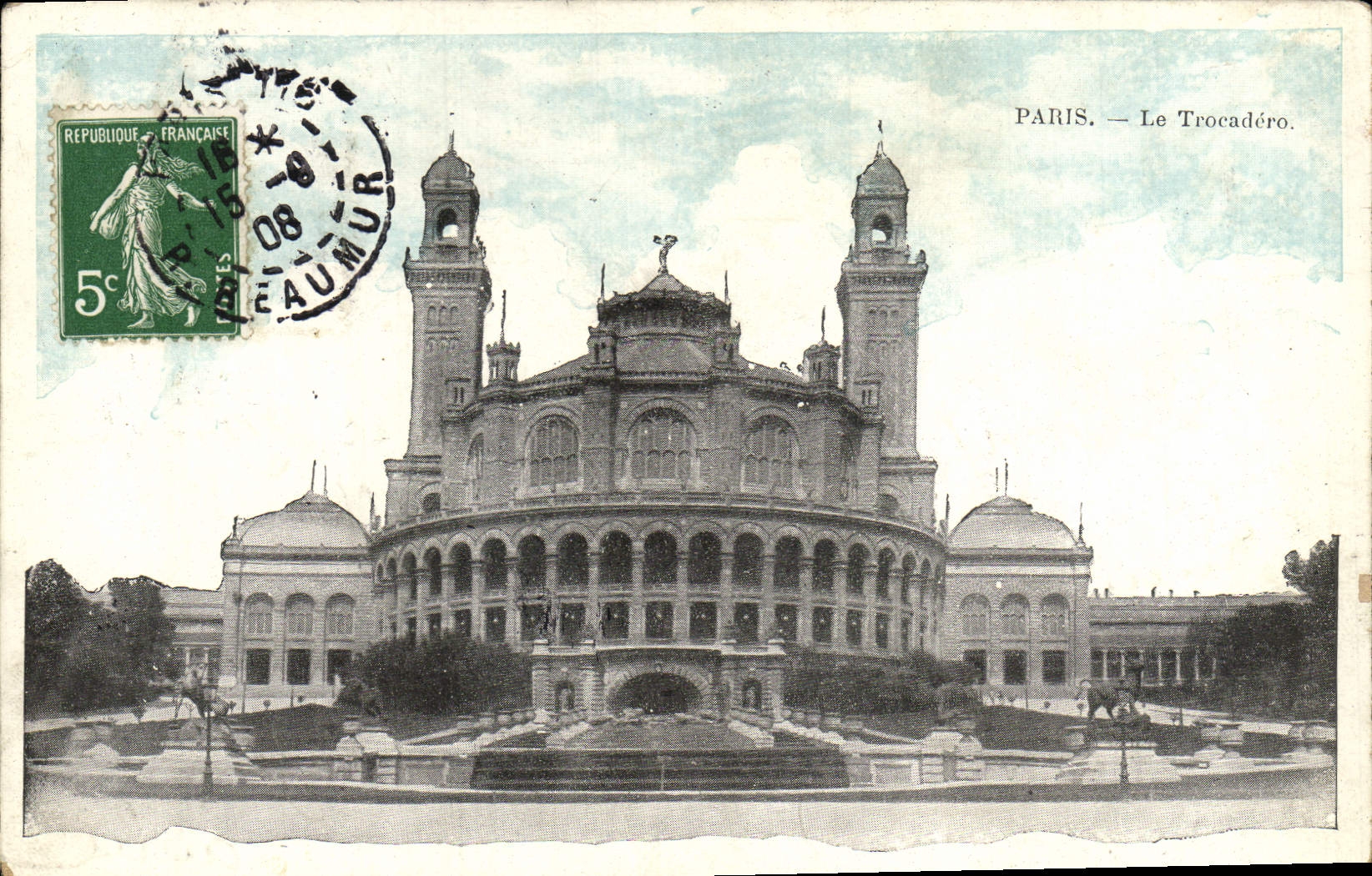 CPA Paris Le Trocadero
