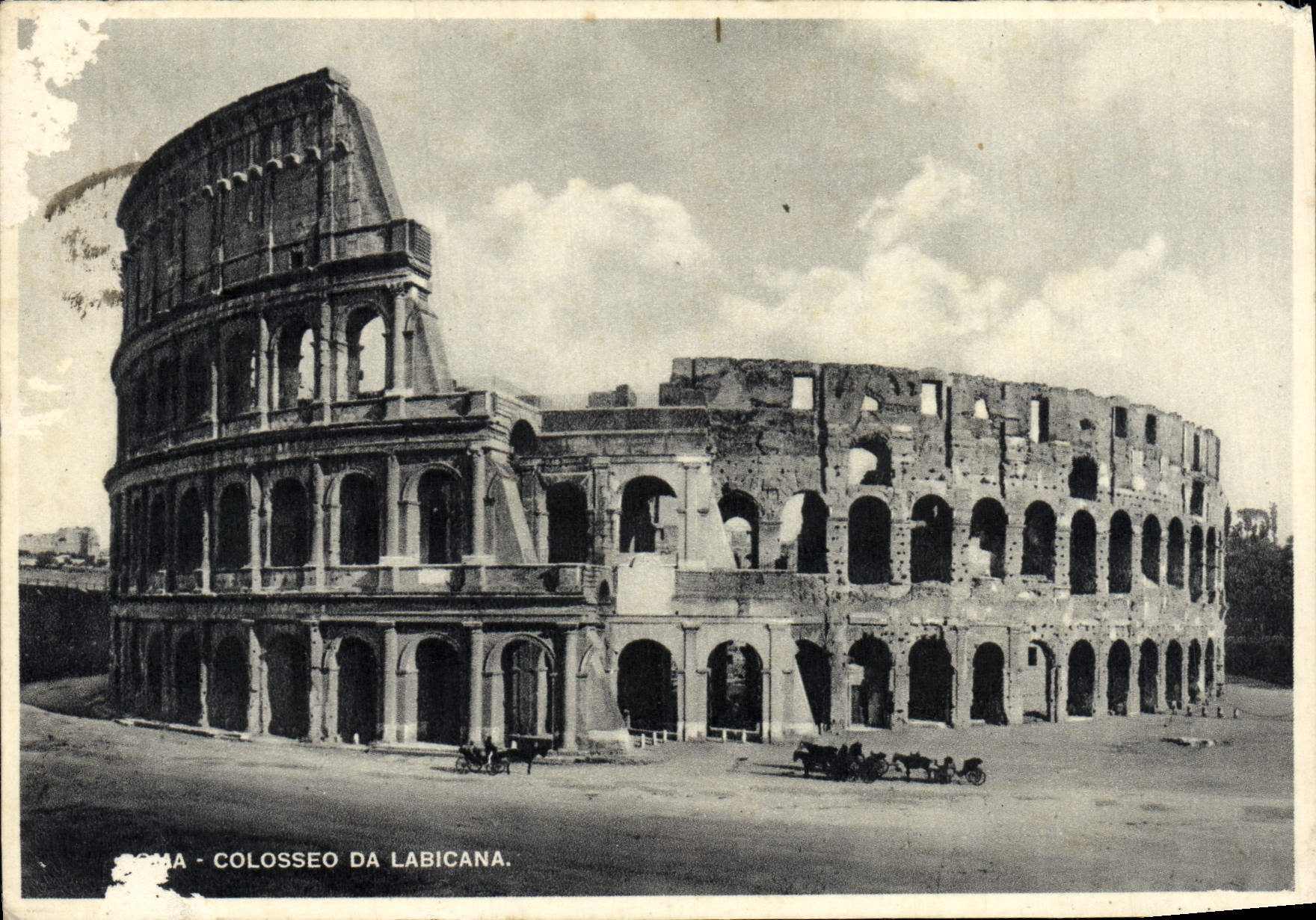 POSTAL MODERNA Colosseo DA Labicana Roma