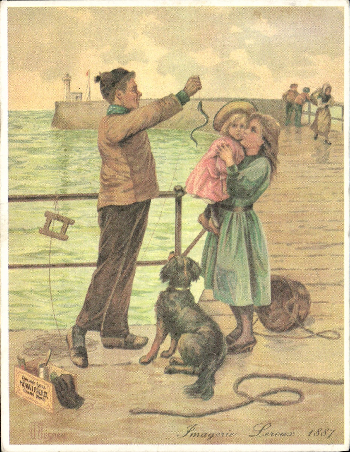 Calendar 1983 Sinner Fishes Chein Chicoree leroux