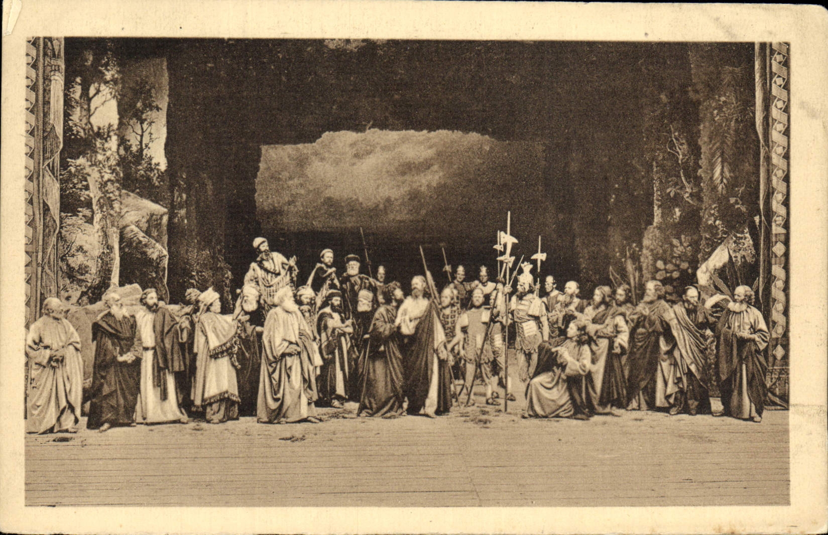 VINTAGE POSTCARD Jesus Gefangennahme The Betrayal the Arrest