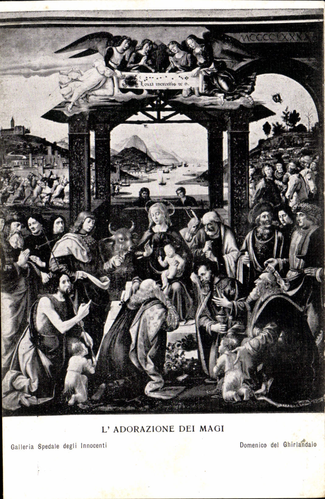 CPA L'Adorazione Dei Magi Galleria Spedale degli Innocenti 