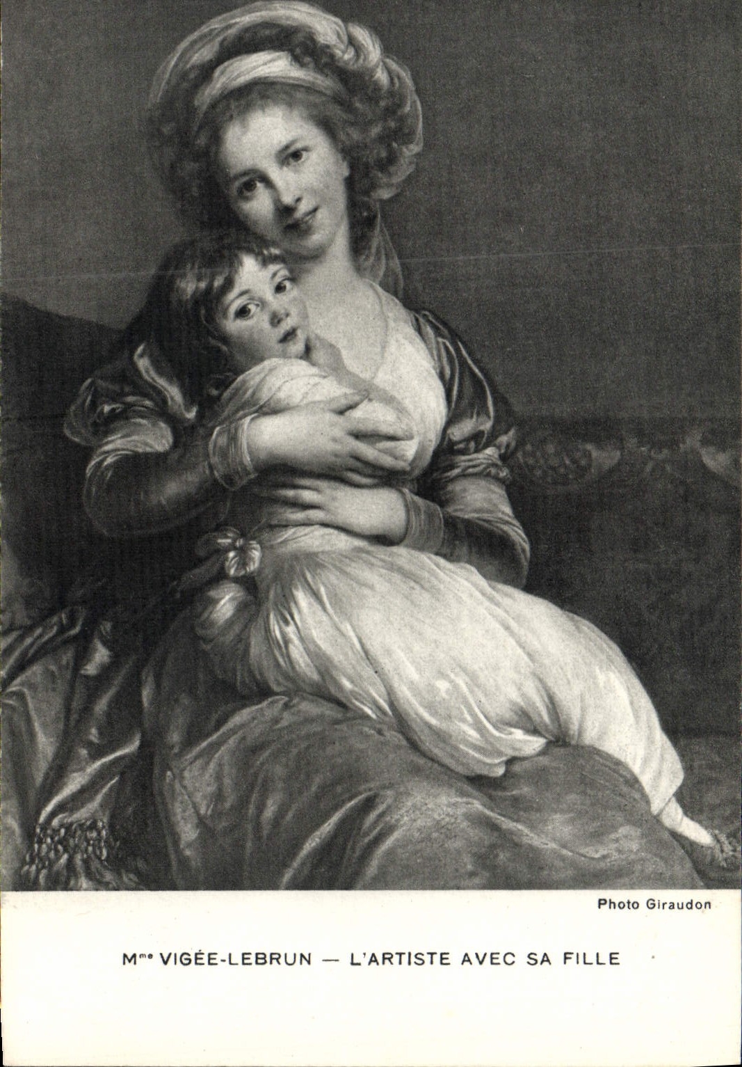 CPM Vigee Lebrun L'Artiste Avec Sa Fille