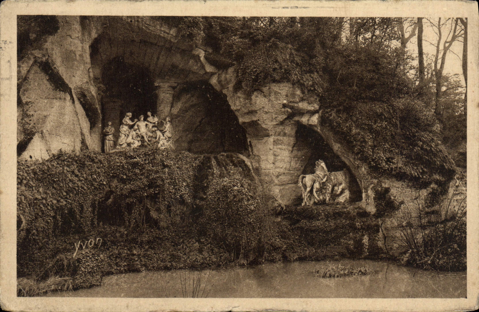 CPA Versailles Les bains d'Apollon 