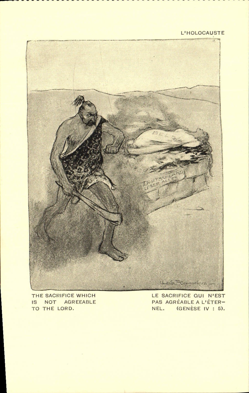 VINTAGE POSTCARD Militaria Orphans of the war the holocaust