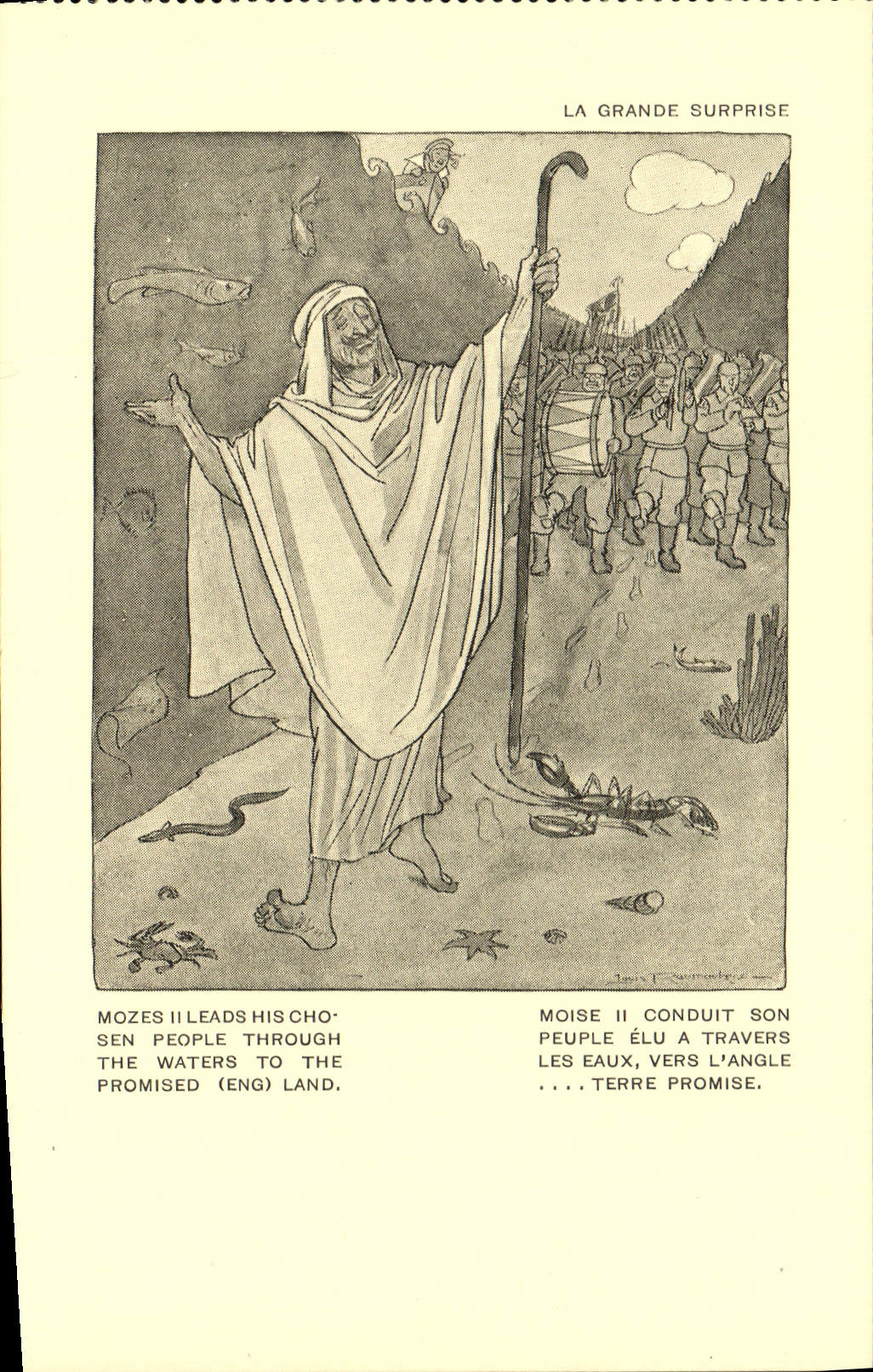 VINTAGE POSTCARD Militaria Orphans of the war the great surprise