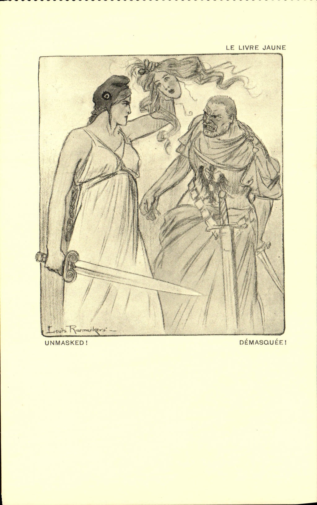 CPA Militaria Orphelins de la guerre Le livre jaune Demasquee Marianne