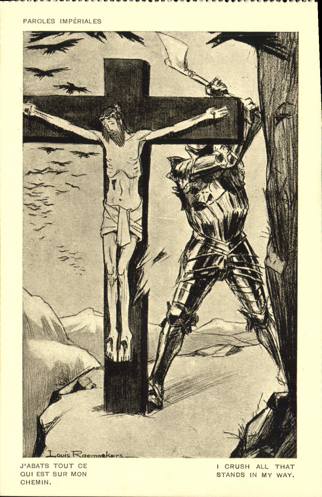 VINTAGE POSTCARD Militaria Orphelins of the war I Cut down All That Is On My imperial Paroles way