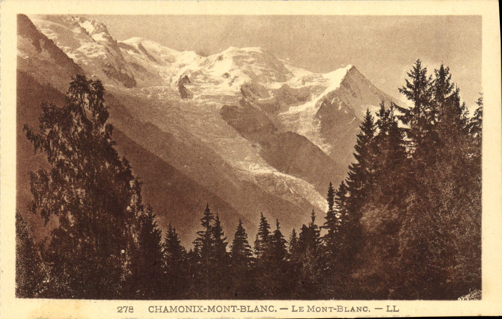 CPA Chamonix Mont Blanc Le Mont Blanc