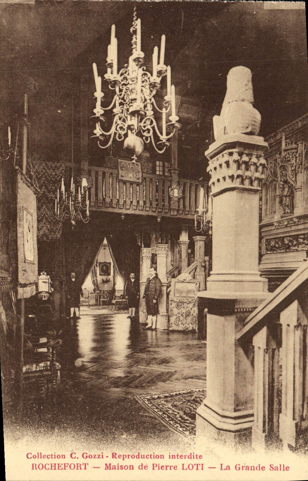 CPA Rochefort Maison de Pierre Loti La Grande Salle