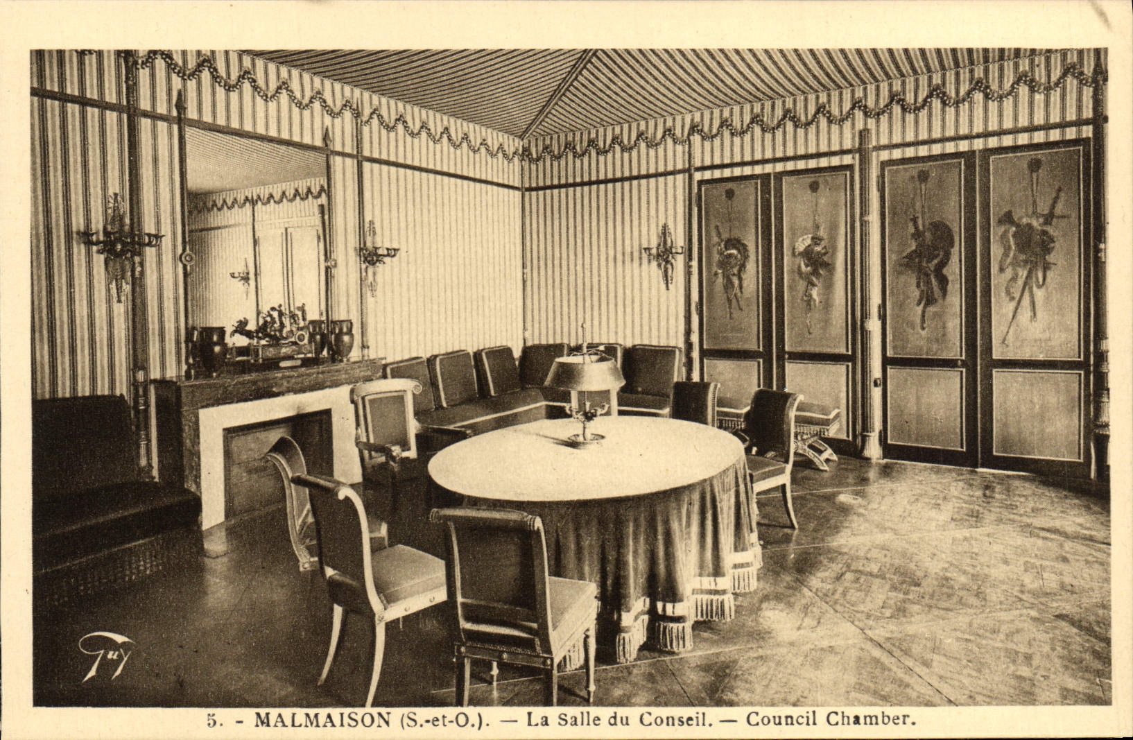 CPA Malmaison La Salle du Conseil