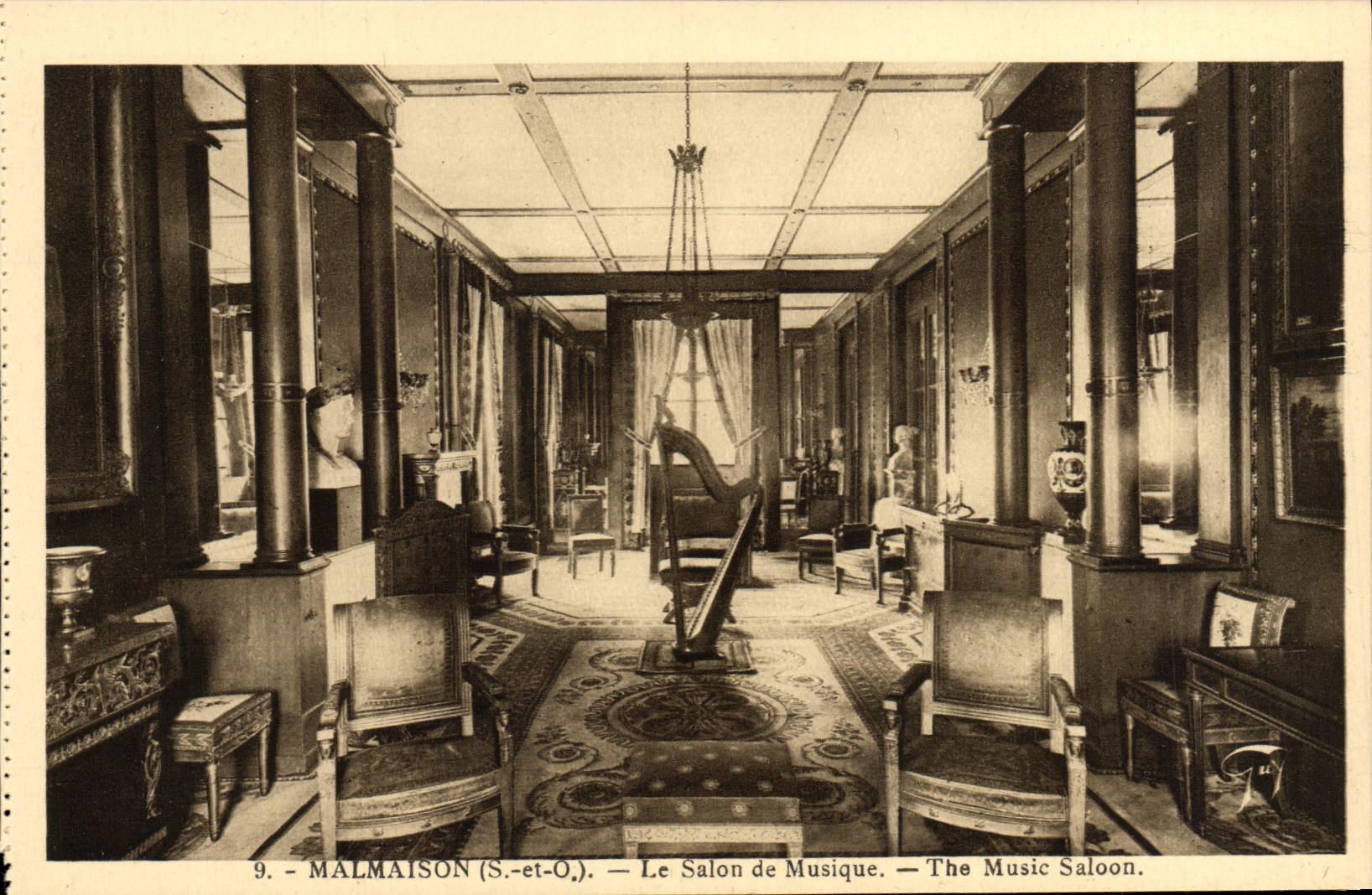 CPA Malmaison Le Salon de Musique 