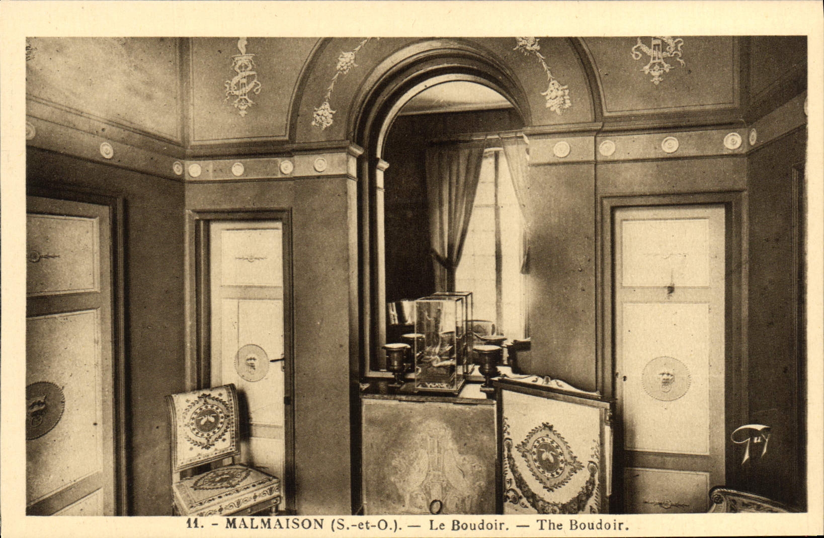 CPA Malmaison Le Boudoir 