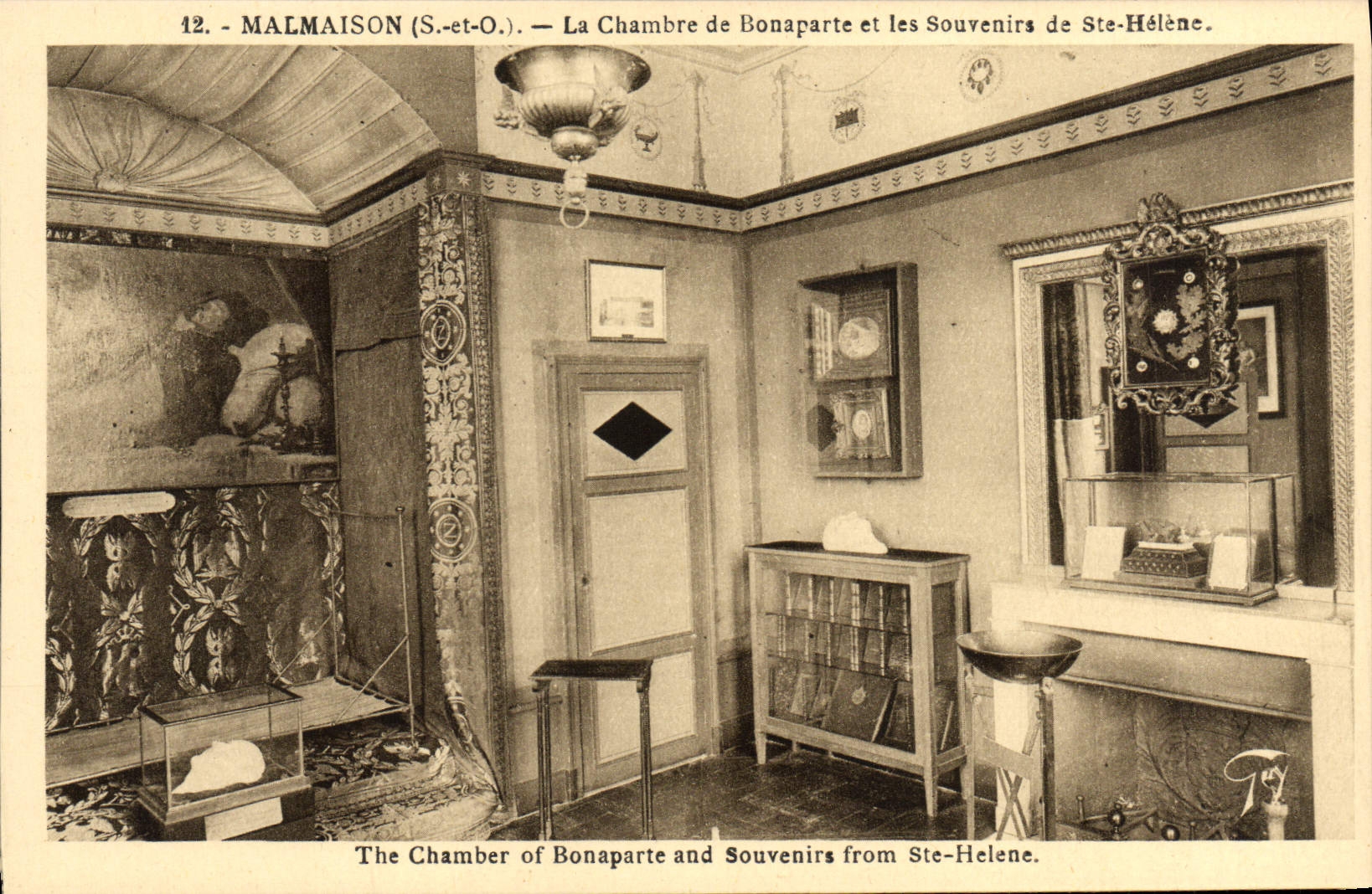 CPA Malmaison Le Chambre de Bonaparte et les Souvenirs de Ste Helene