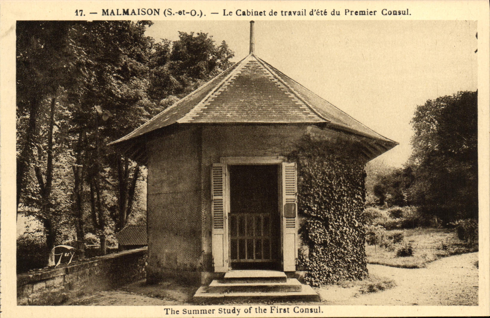 CPA Malmaison Le Cahinet de Travail d'ete du Premier Consul