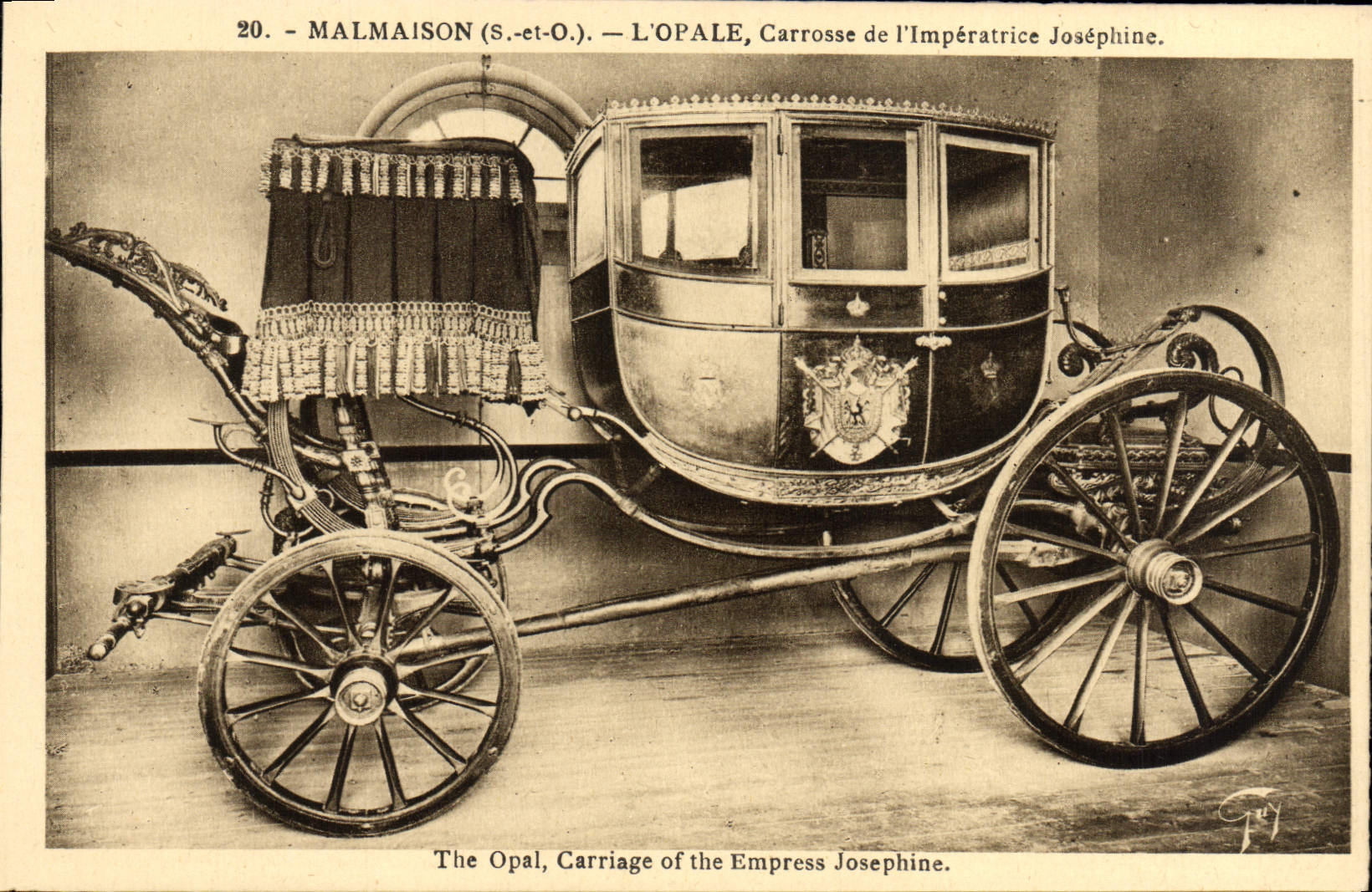 CPA Malmaison L'Opale Carrosse de l'Imperatrice Josephine