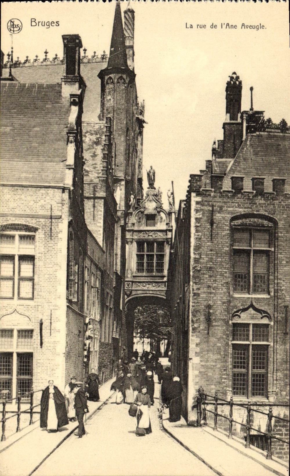 CPA Bruges La Rue De l'Ane Aveugle