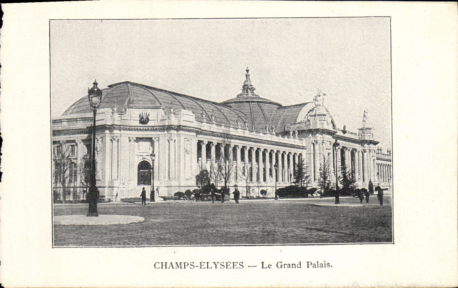 CPA Paris Exposition de 1900 Champs Elysees Le Grand Palais