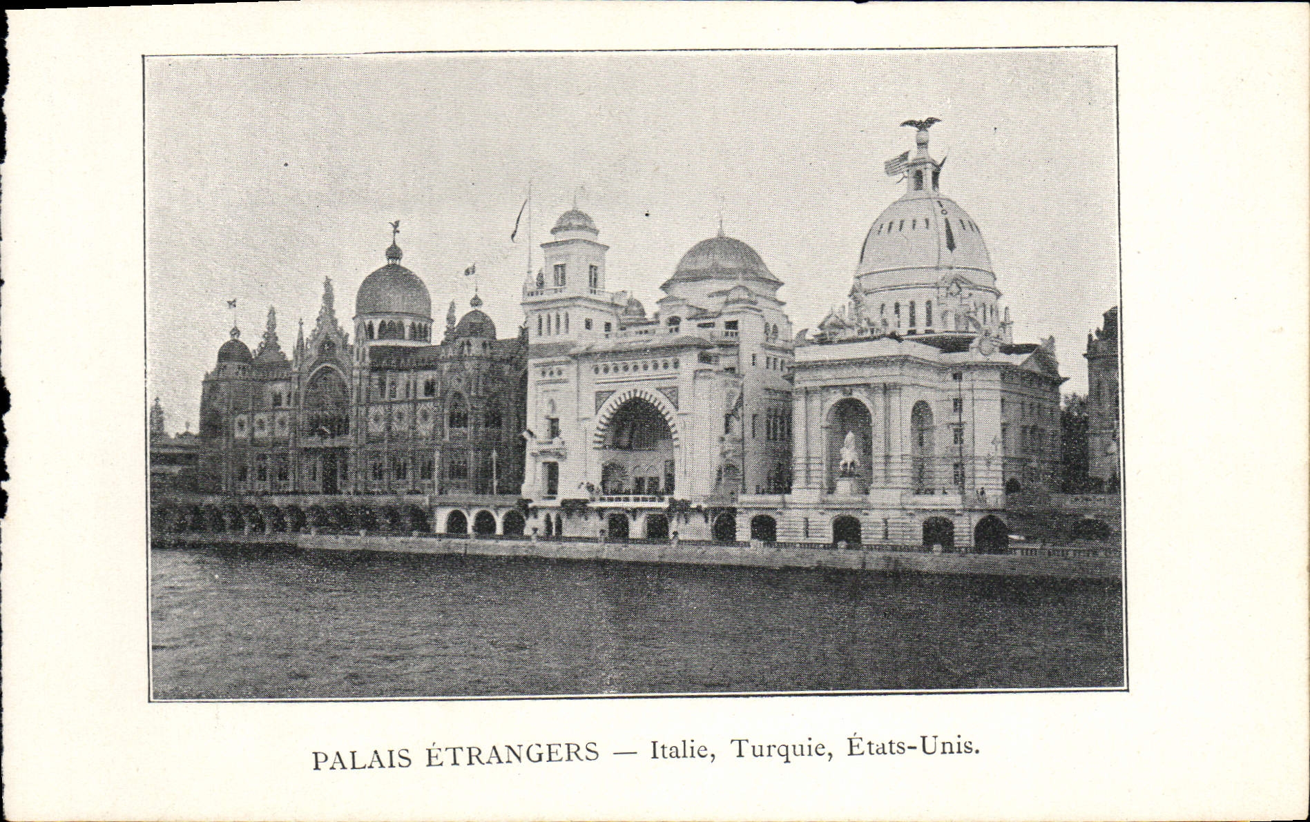 CPA Paris Exposition de 1900 Palais Etrangers Italie Turquie Etats unis