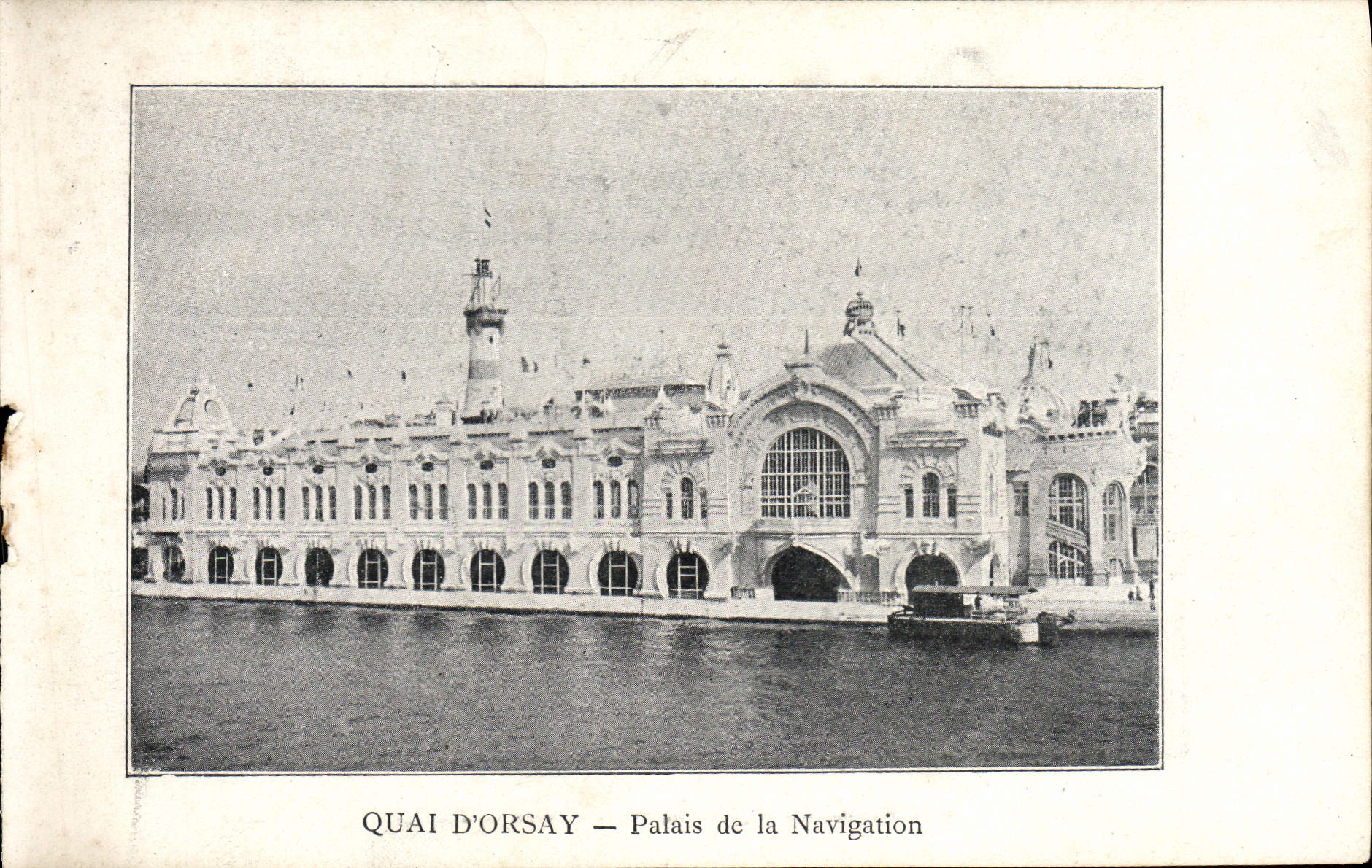 CPA Paris Exposition de 1900 Quai d'Orsay Palais De La Navigation