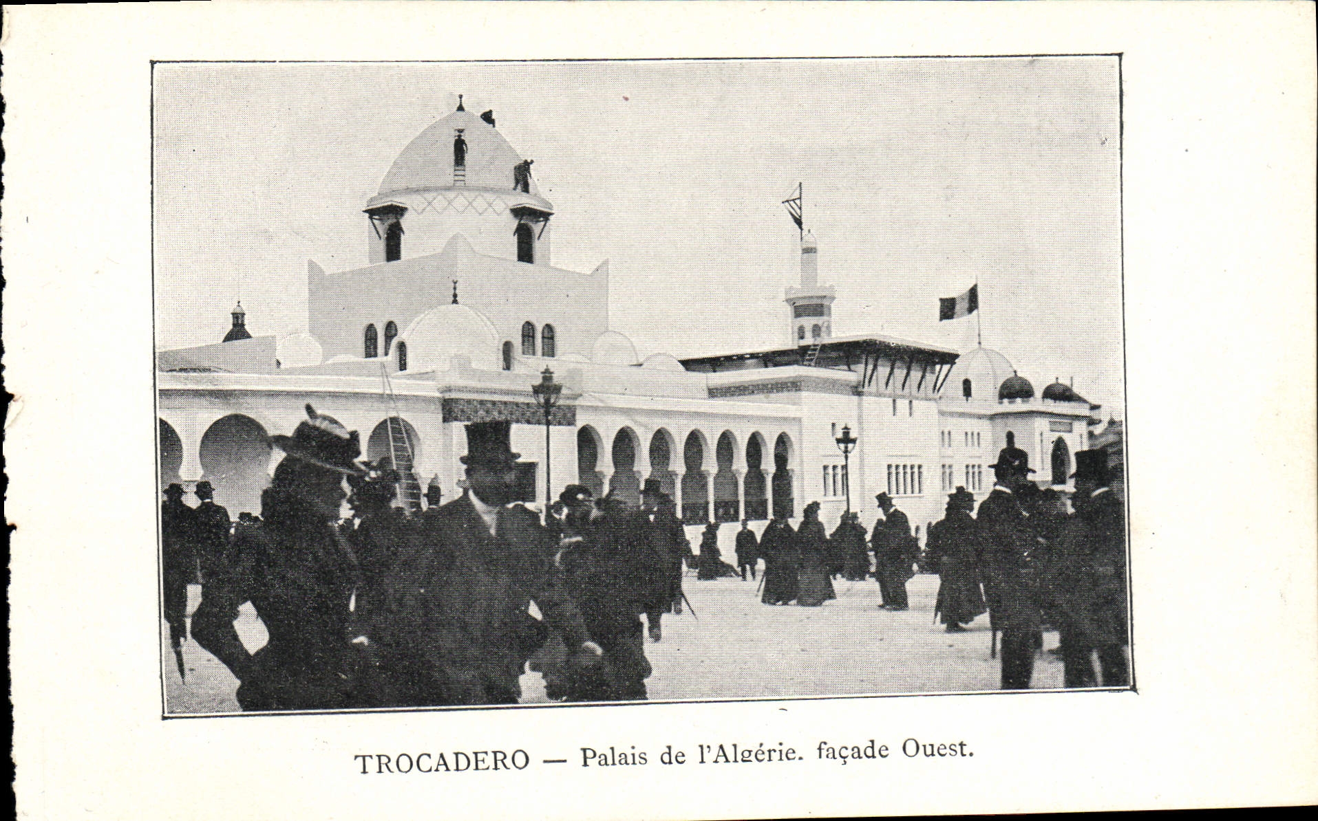 CPA Paris Trocadero Palais De l'Algerie Facade Ouest