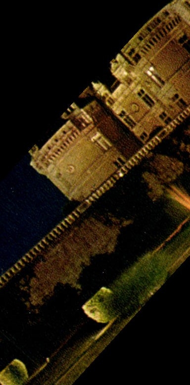 MODERN CARD Castle Of Lude Its Light And Spectacle the Sumptuous Natural Decoration