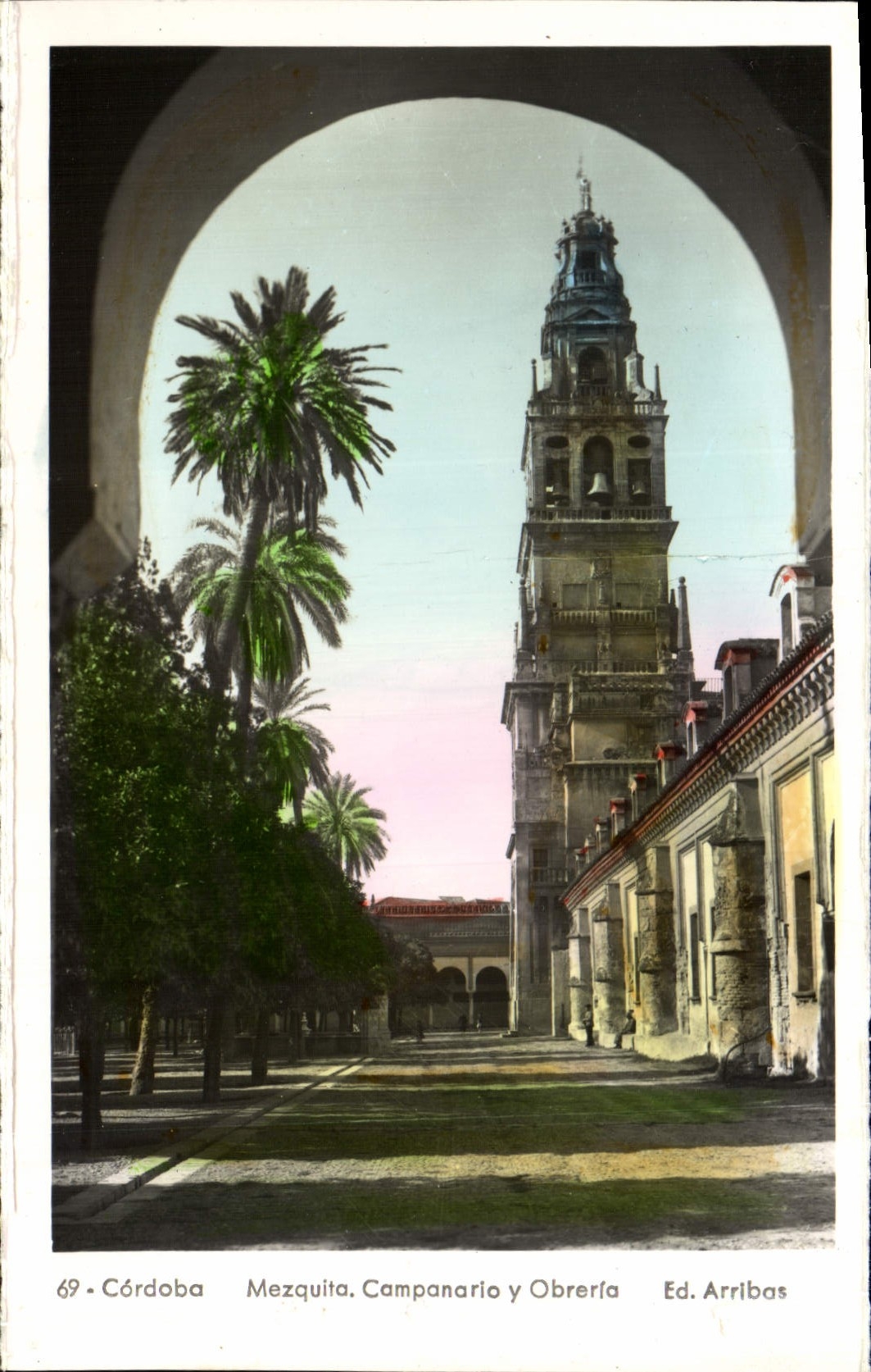 CPA Cordoba Mezquita Campanario Y Obrerfa