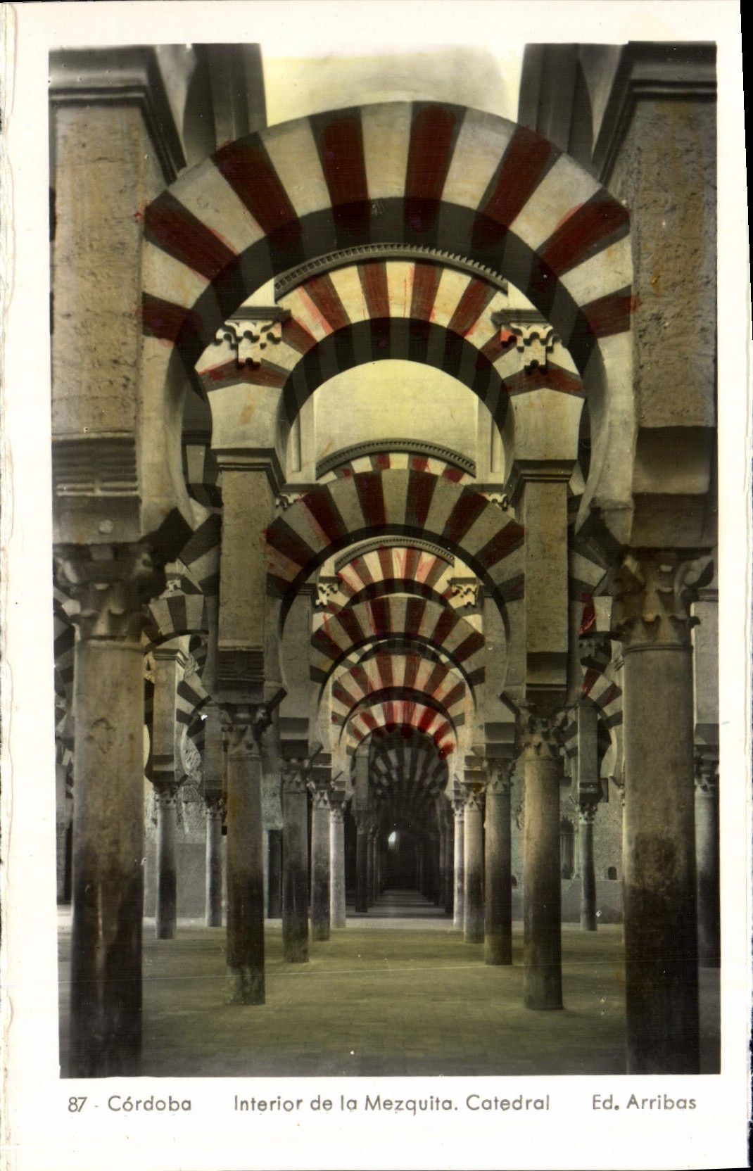 CPA Cordoba Interior De La Mezquita Catedral