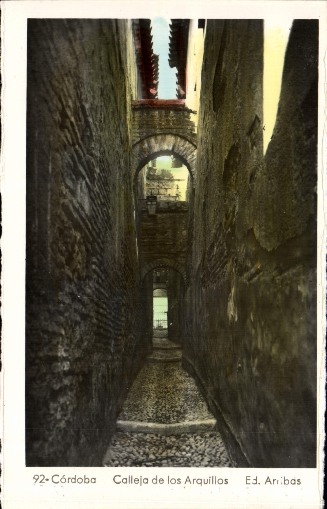 POSTAL Córdoba Calleja De Los Arquillos de la VENDIMIA