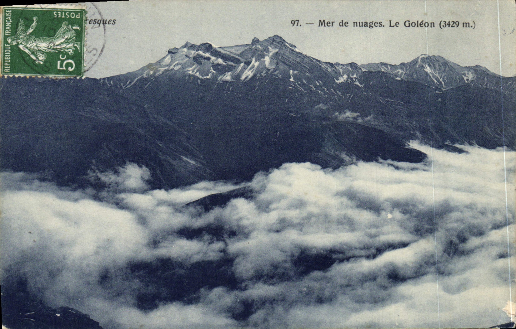 CPA Mer De Nuages Le Goleon