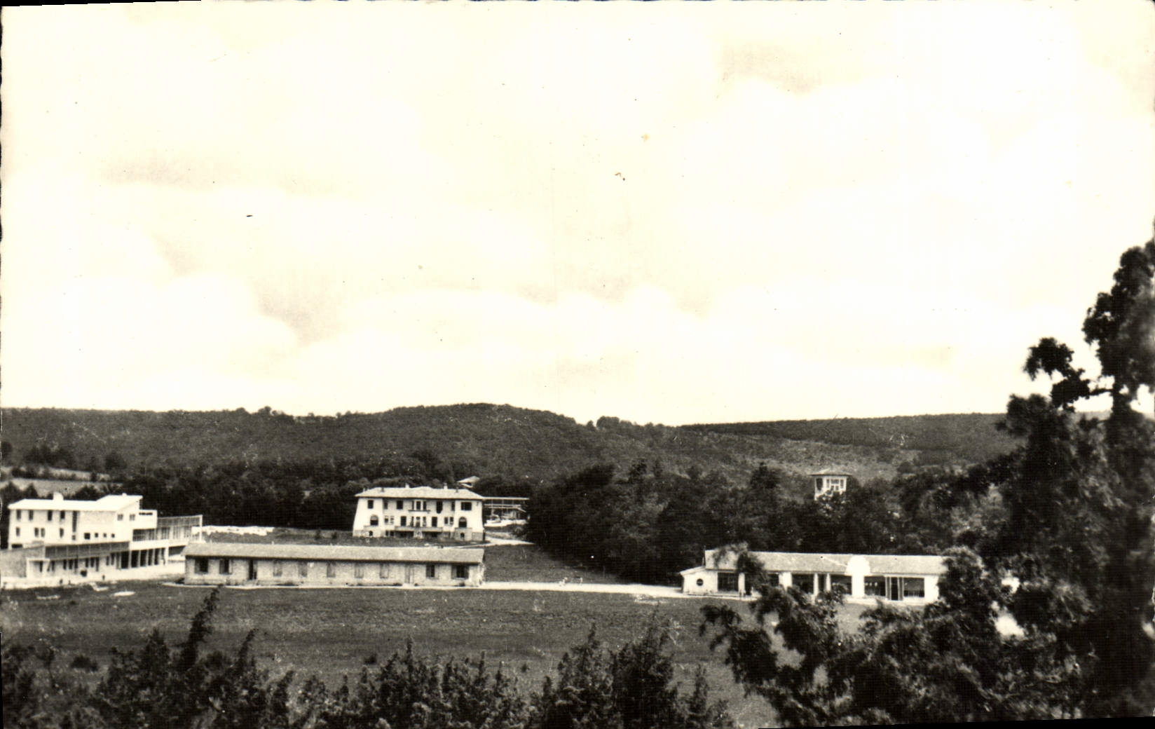 POSTAL Sanatorium De Dabeaux School de la VENDIMIA de al aire libre
