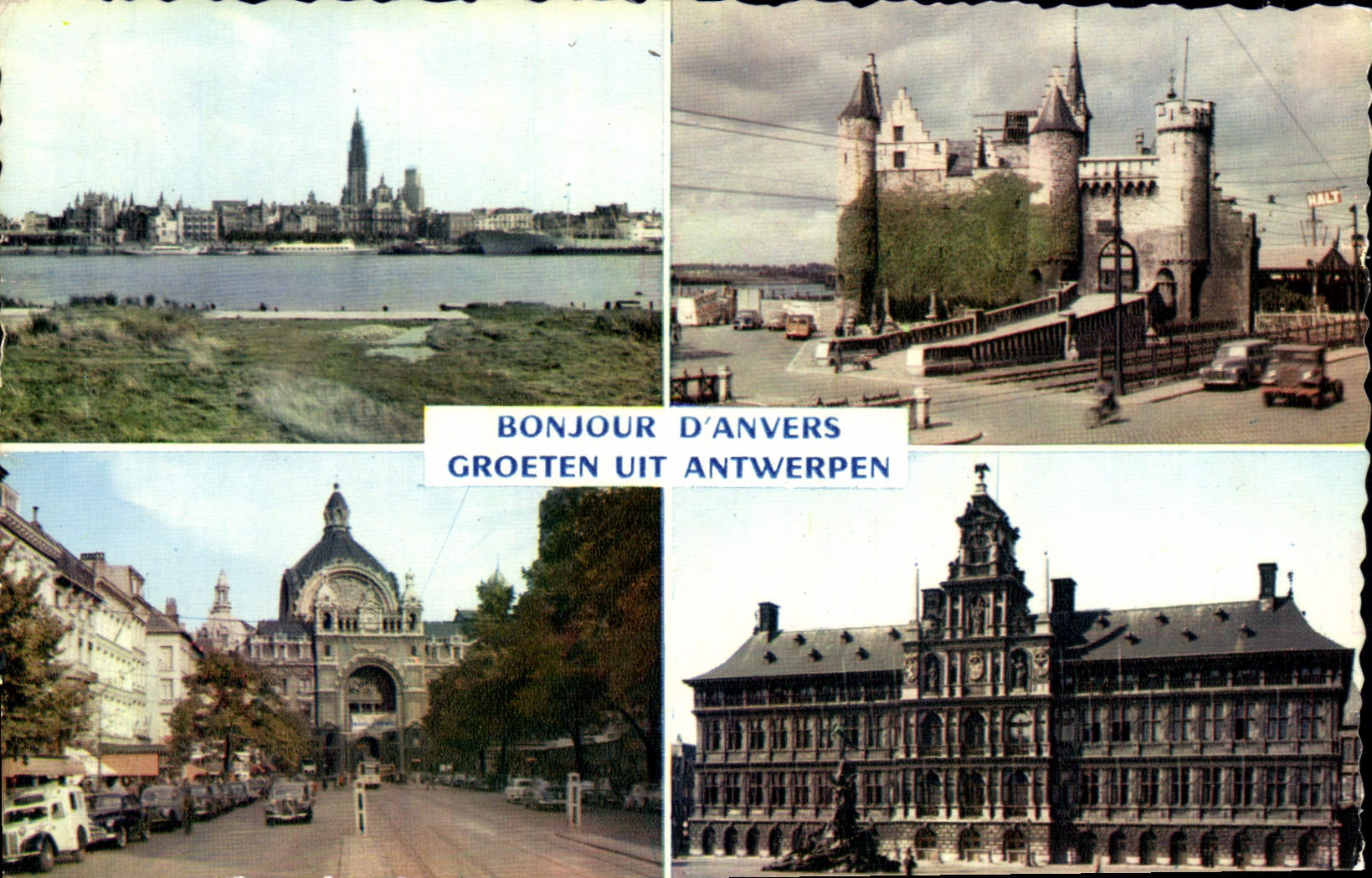 POSTAL MODERNA hola de Amberes