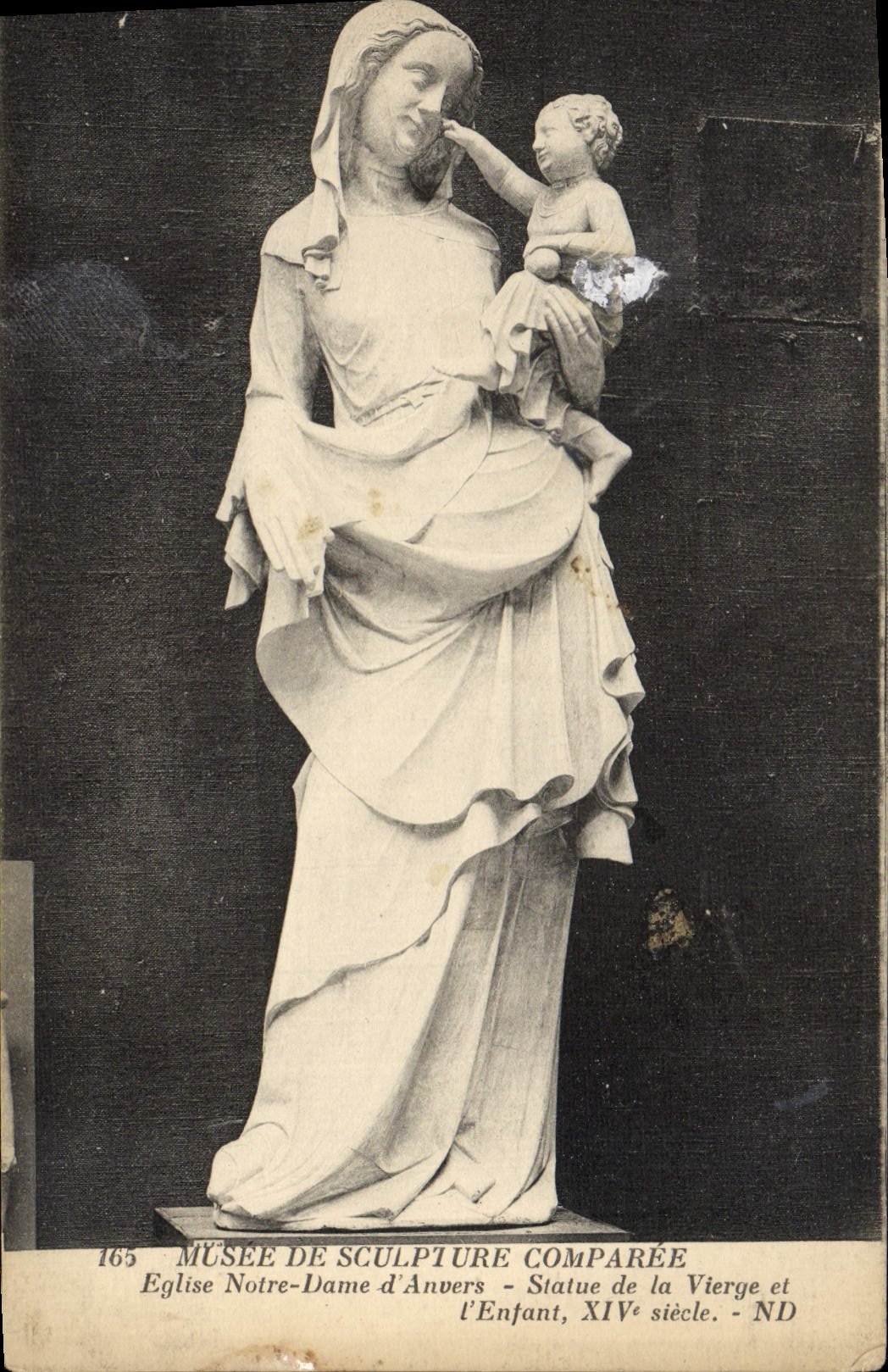 CPA Musee De Sculpture Comparee Eglise Notre Dane D'Anvers Statue De La Vierge Et l'Enfant