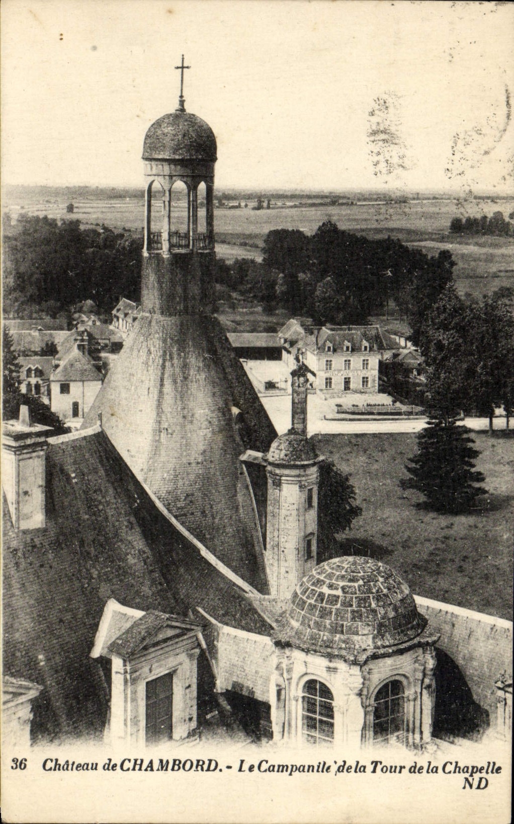 CPA Chateau De Chambord Le Campanile De La Tour De La Chapelle