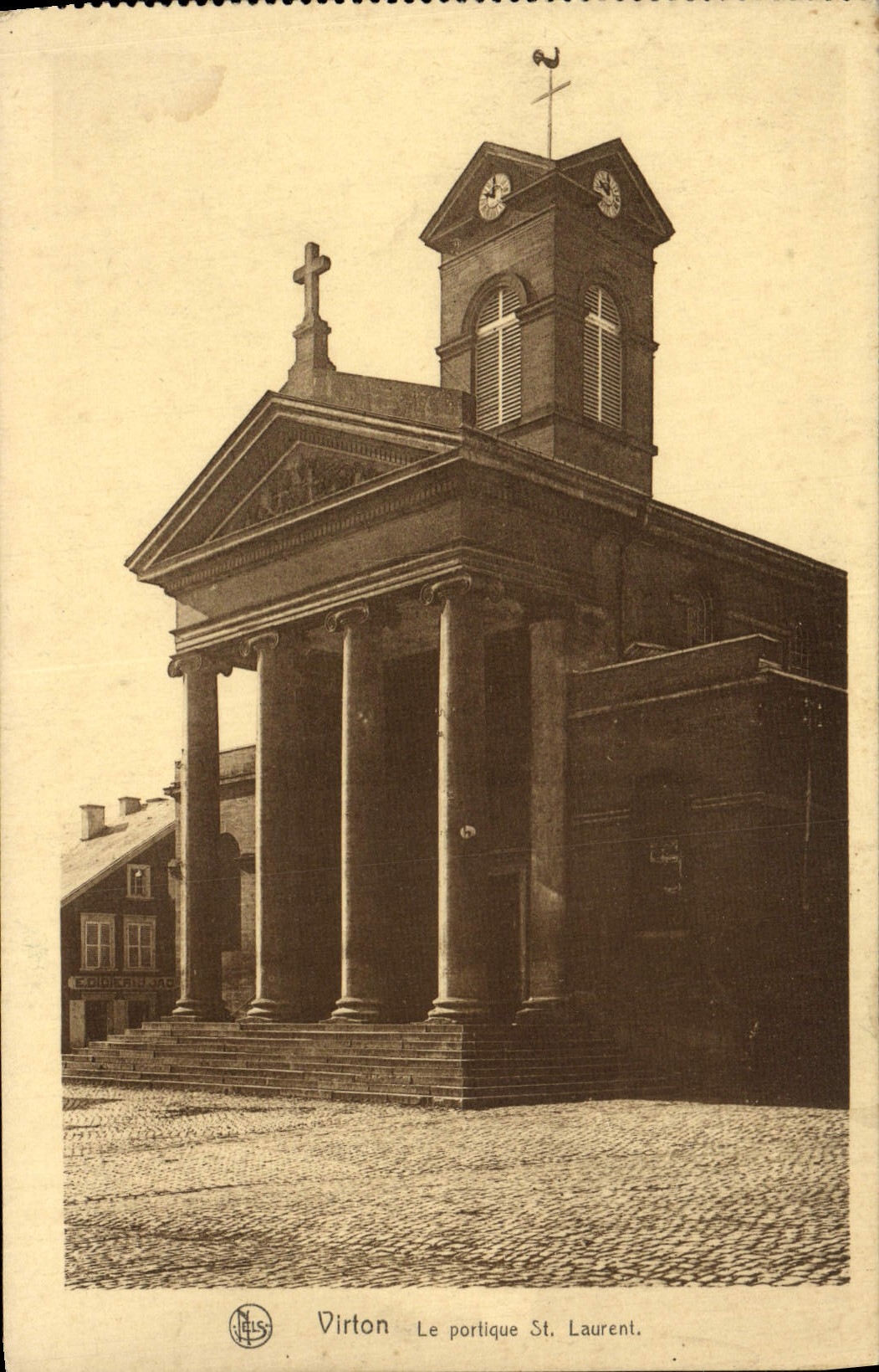 VINTAGE POSTCARD Virton the St Laurent Gantry